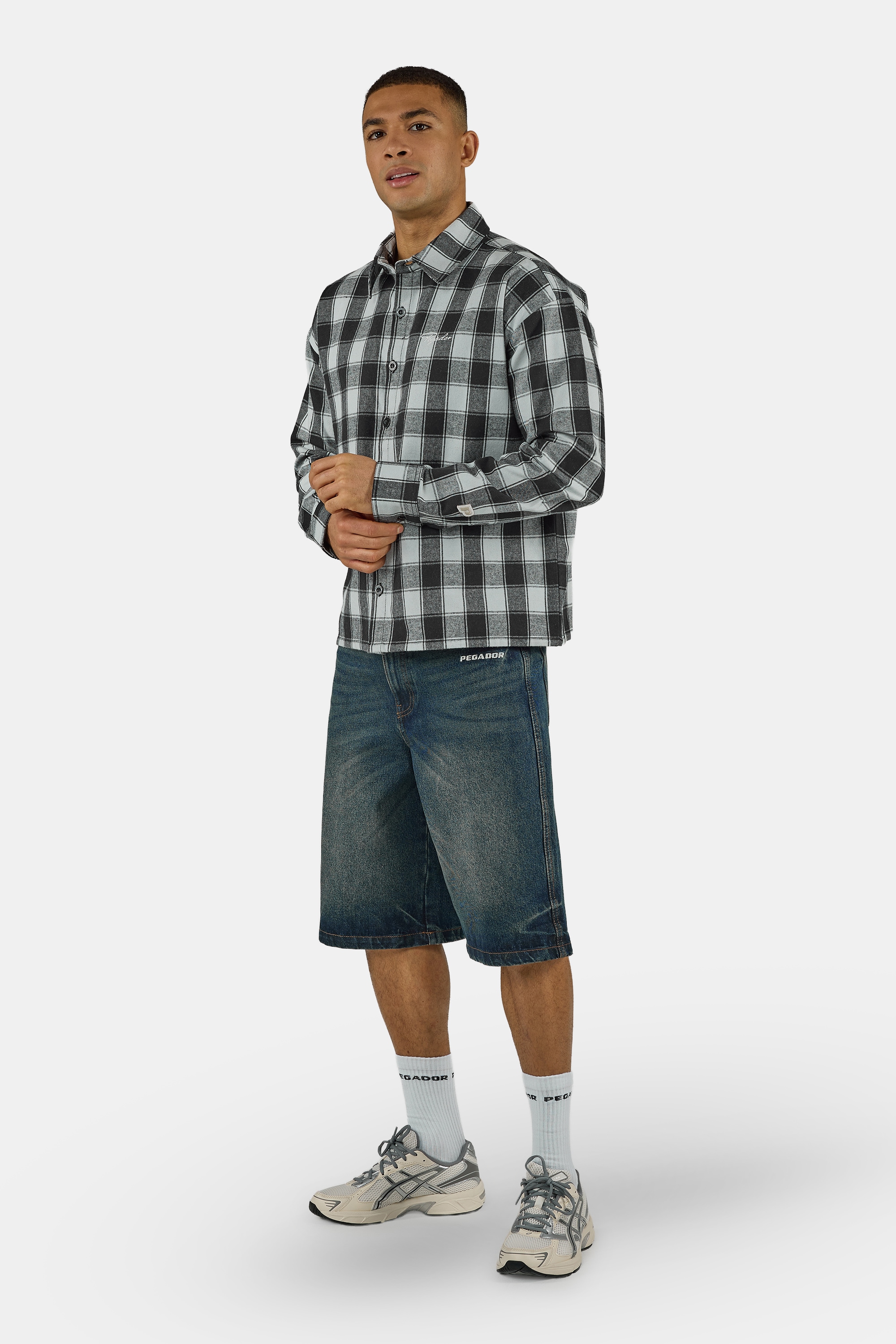 PEGADOR Langarmhemd »Bevill Flannel Shirt« Baumwolle, regular fit