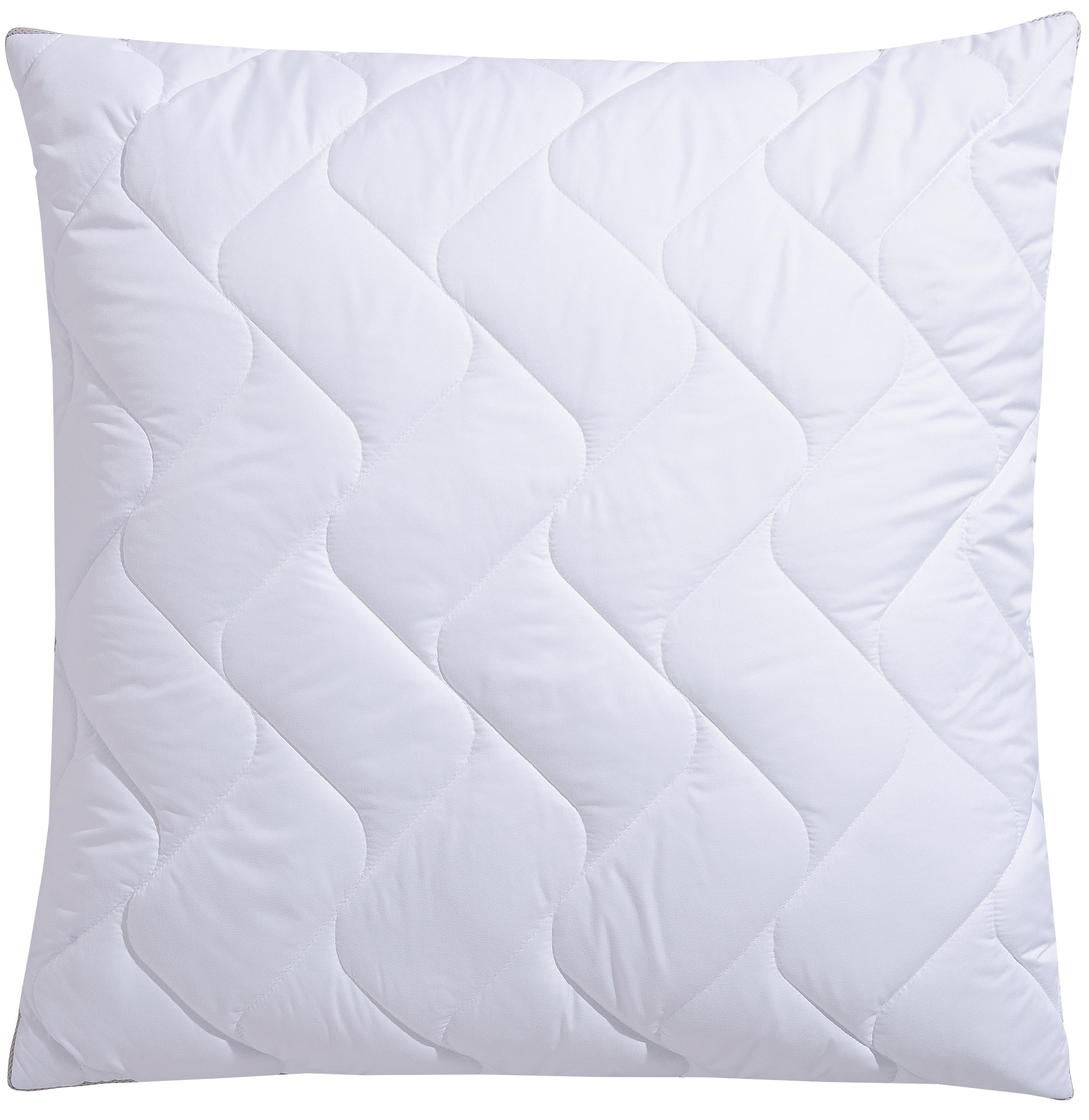 fan Microfaserkissen »Climacontrol® II m. Baumwollbezug«, Bezug: 100% Baumwolle, (1 St.), Microfaserkopfkissen mit Lüftungsband, 40x80 oder 80x80 cm erhältlich