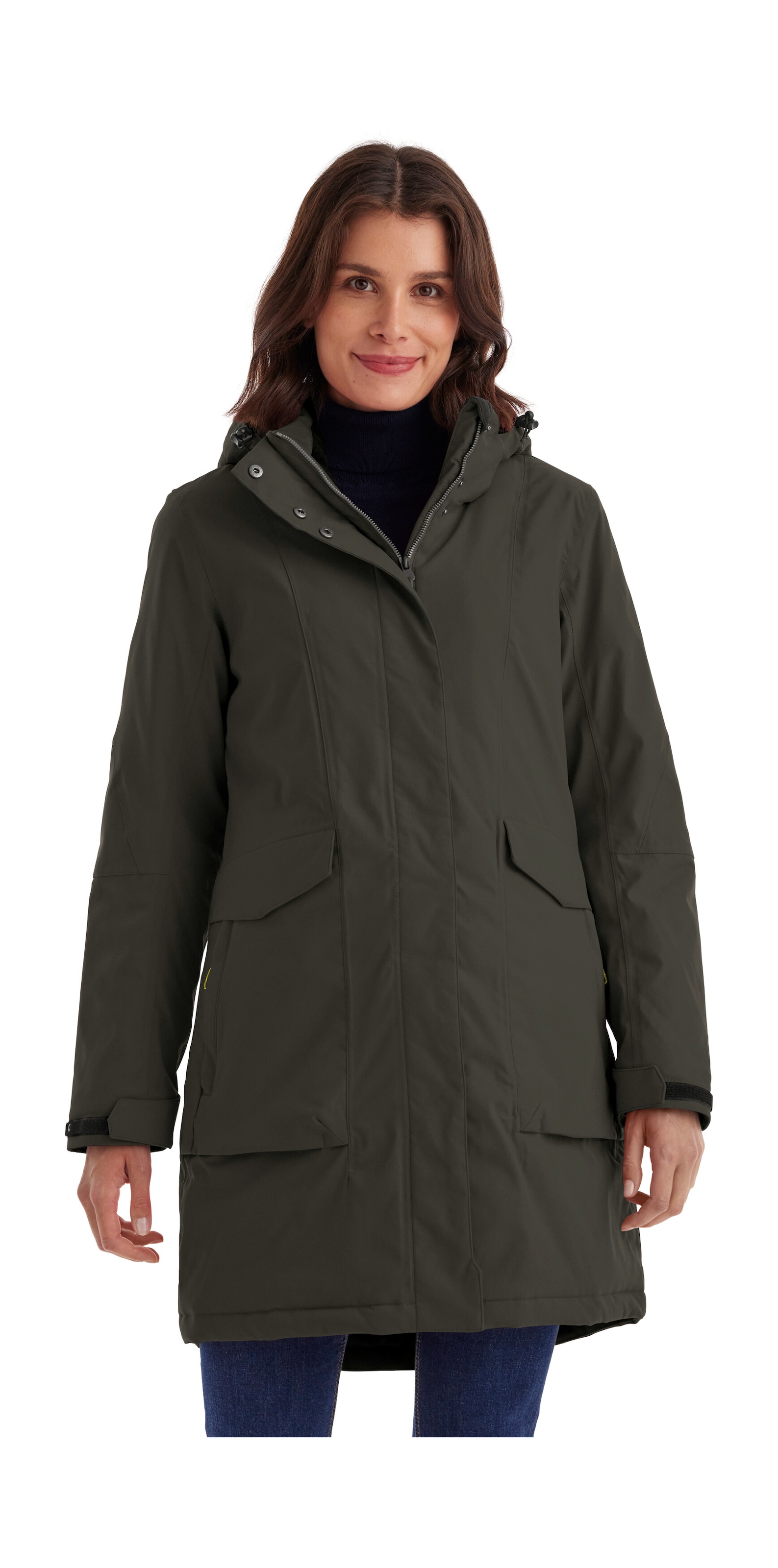 Killtec Parka »Damen Funktionsparka« Wasserdichter, atmungsaktiver Damenparka mit abnehmbarer Kapuze