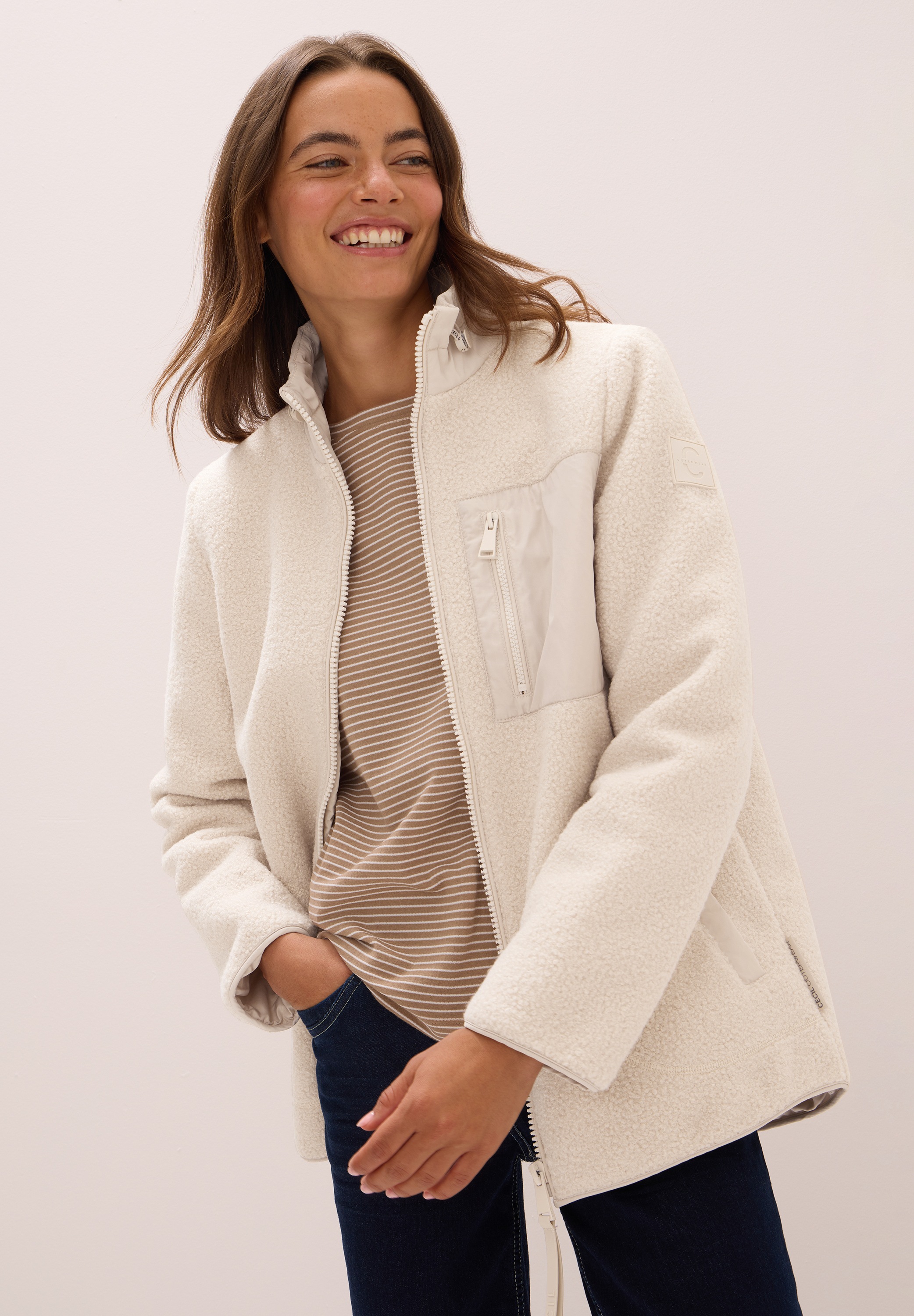 Cecil Funktionsjacke, mit Softshell Details