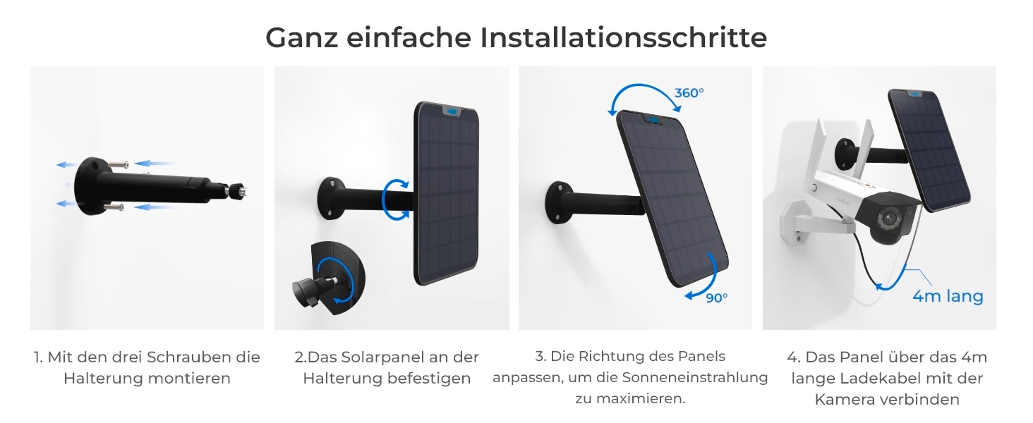 Reolink Solarladegerät »6W Solarpanel«