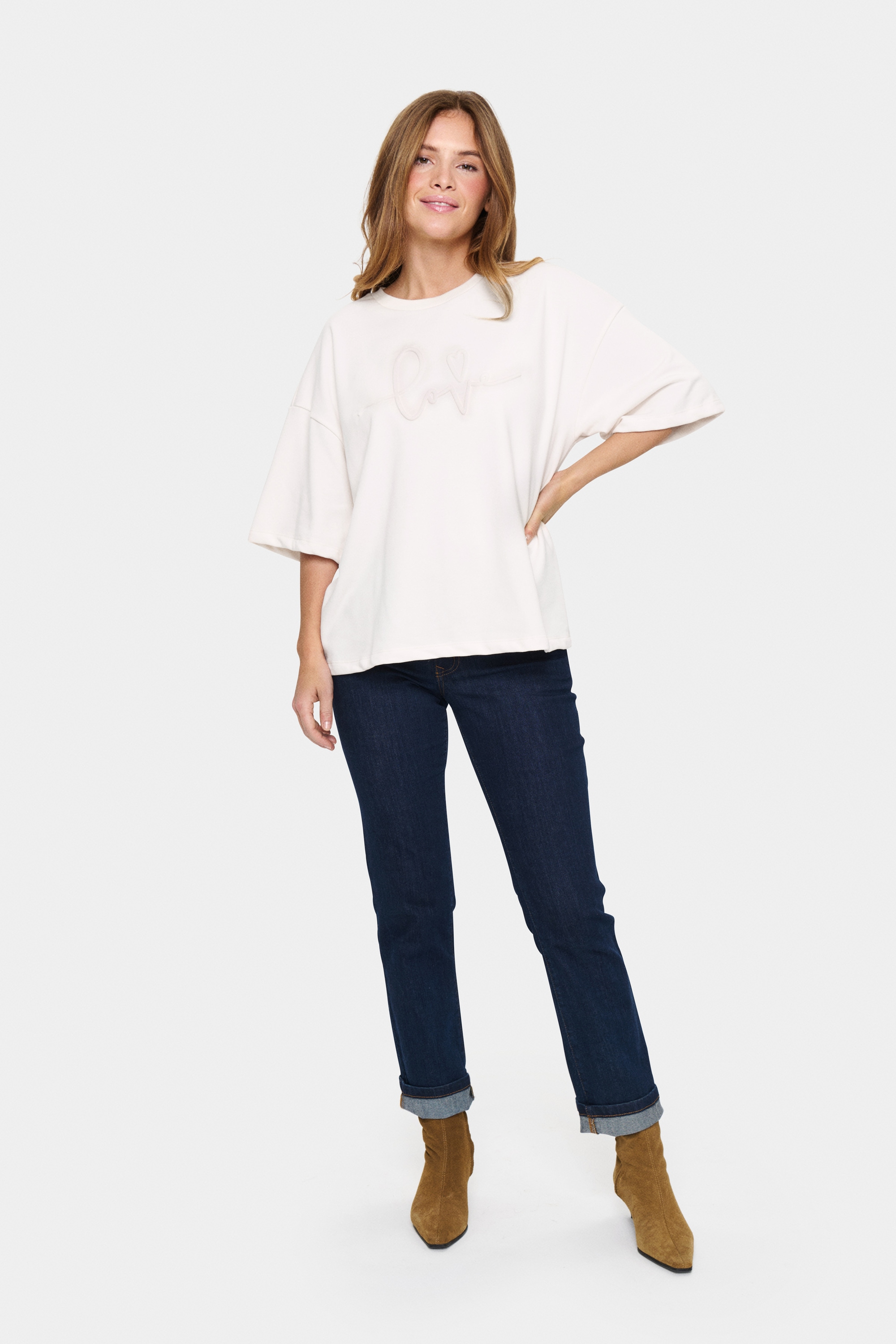Saint Tropez Sweatjacke »Damen Trackjacket-sweat JanekeSZ«