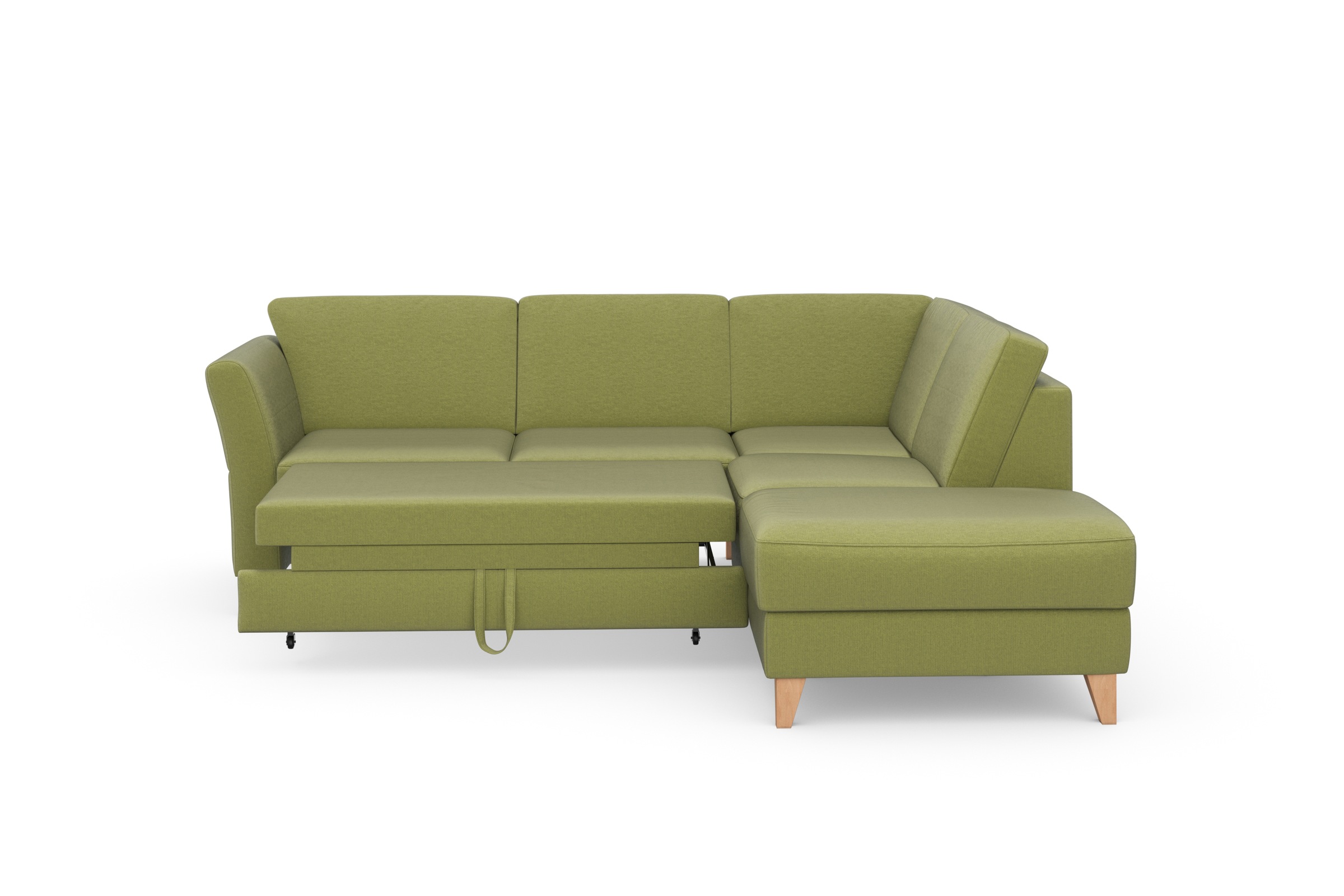 sit&more Ecksofa »Visby L-Form«, Wahlweise mit Bettfunktion und Stauraum, frei im Raum stellbar