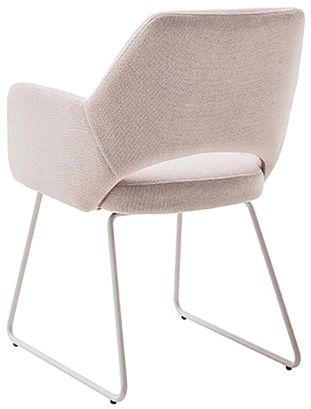 MCA furniture 4-Fußstuhl »BEVERLY«, (Set), 2 St., Chenilleoptik, Esszimmerstuhl,Chenilleoptik,360°drehbar,Sitzhöhe 49cm,belastbar 120kg
