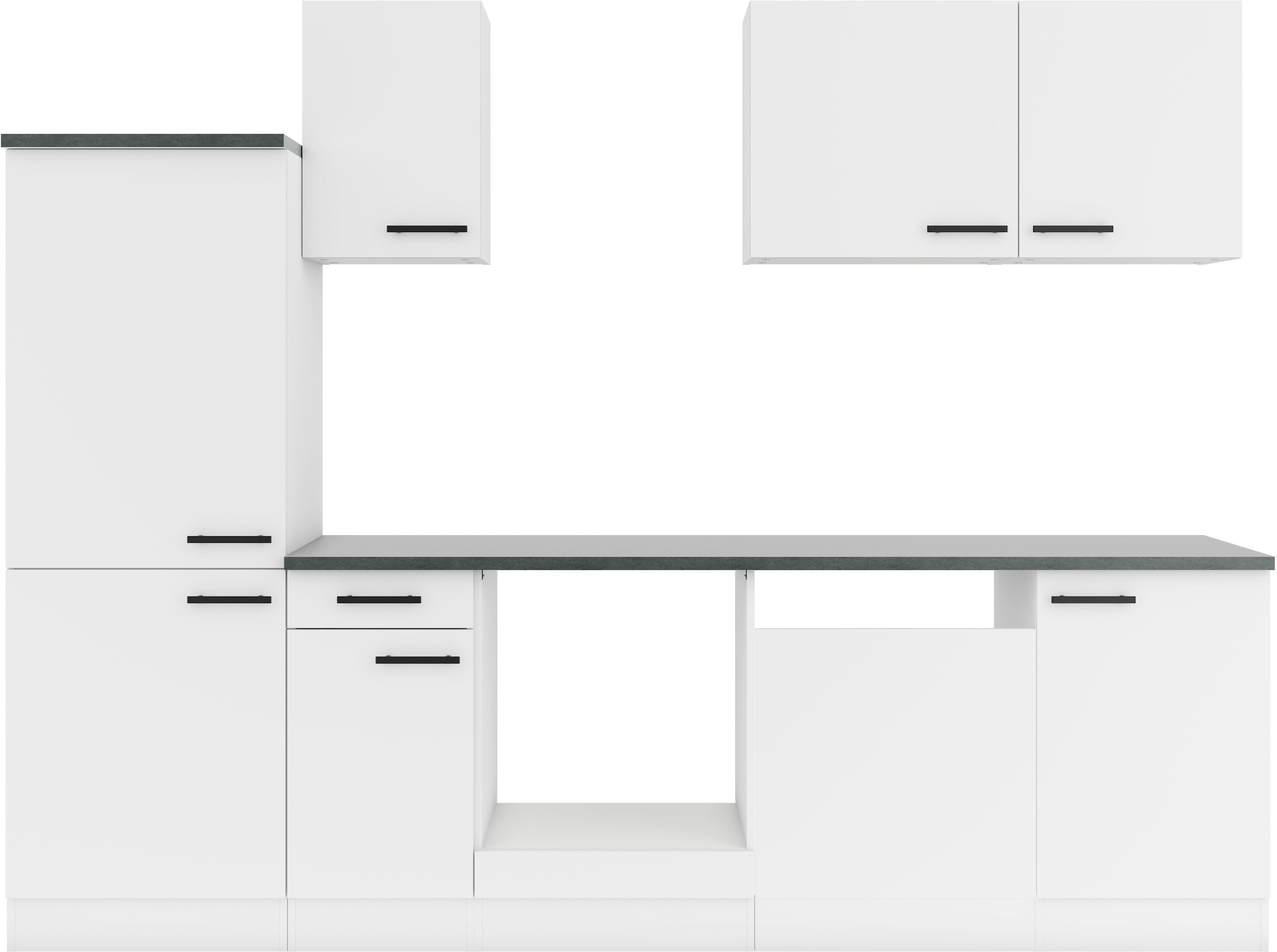OPTIFIT Küchenzeile »Palma« Breite 270 cm, wahlweise mit E-Geräten, seitenverkehrt stellbar