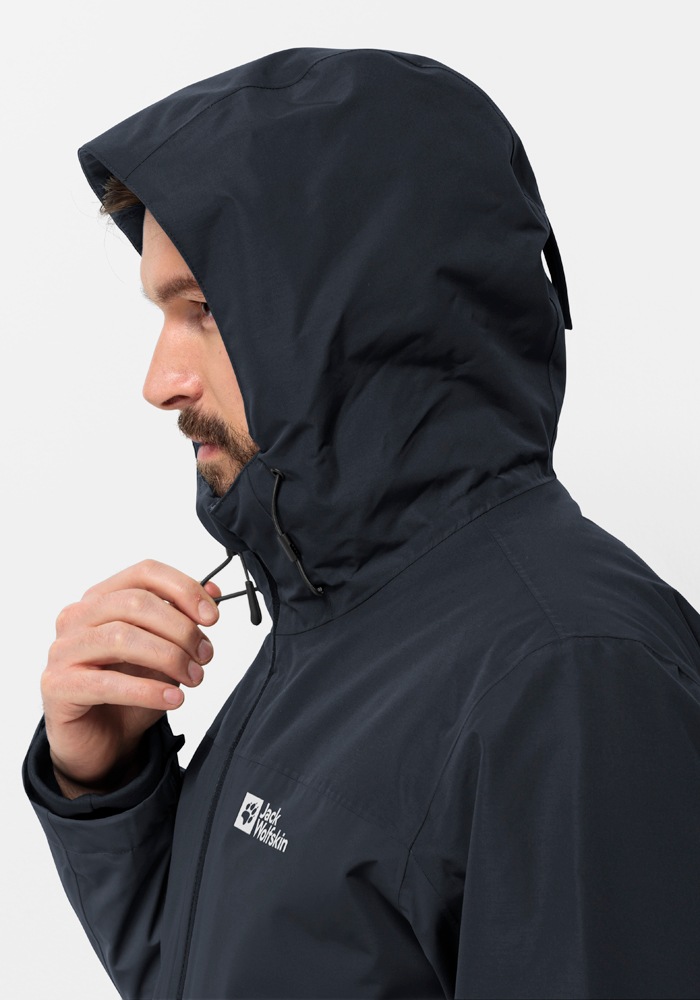 Jack Wolfskin 3-in-1-Funktionsjacke »GLAABACH 3IN1 JKT M«, mit Kapuze