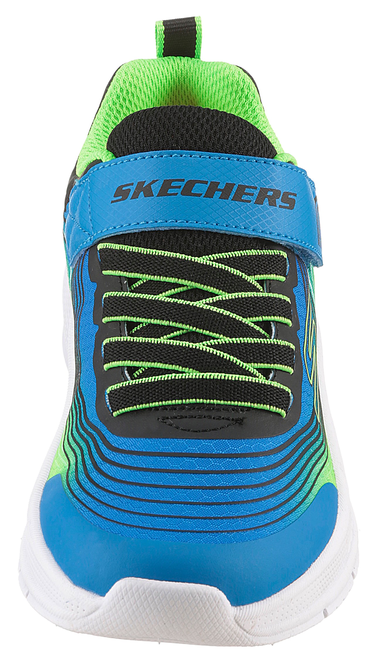 Skechers Sneaker »MICROSPEC ADVANCE«, Freizeitschuh mit Klettverschluss, Größenschablone zum Download