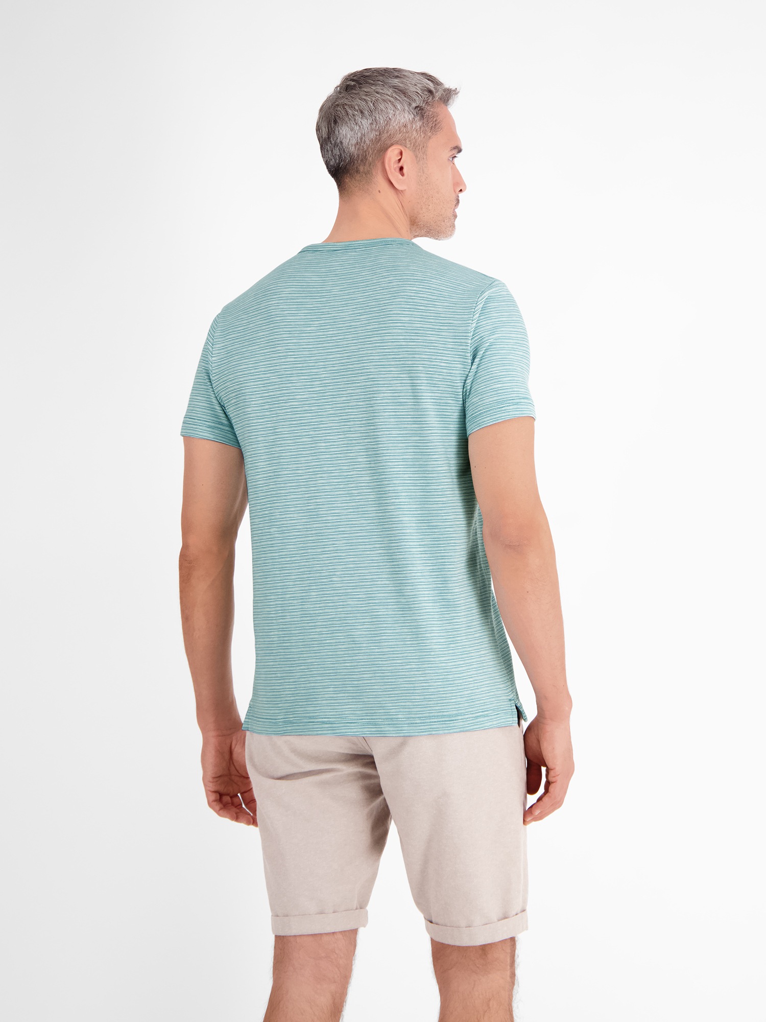 LERROS Henleyshirt »Gestreiftes Serafinoshirt, gestrickt«
