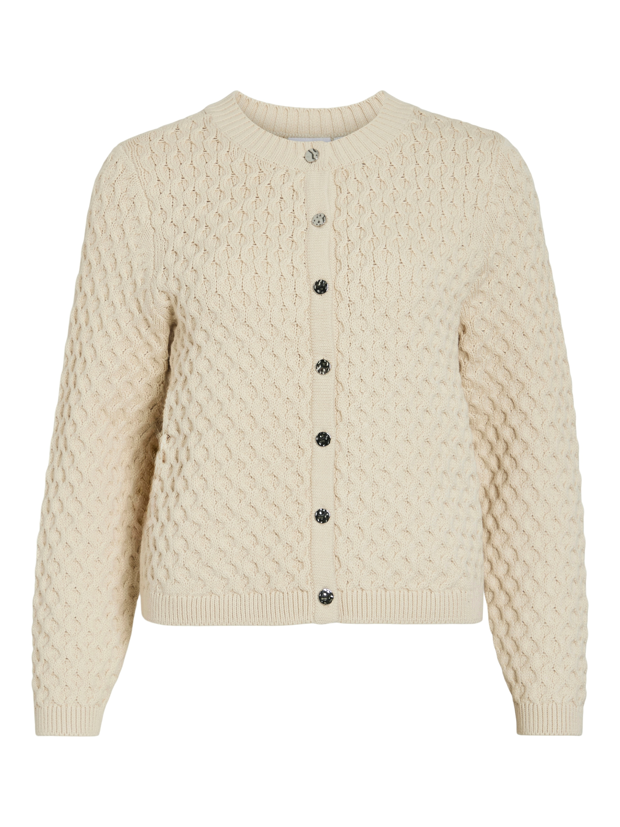 Vila Strickjacke »VIKALI L/S O-NECK KNIT BUTTON CARDIGAN«