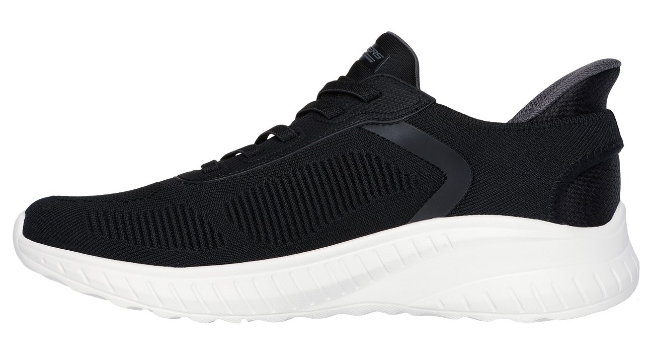 Skechers Slip-On Sneaker »BOBS SQUAD CHAOS-SOLID STEP«, Schlupfschuh, Slipper, Sneaker zum Schlupfen