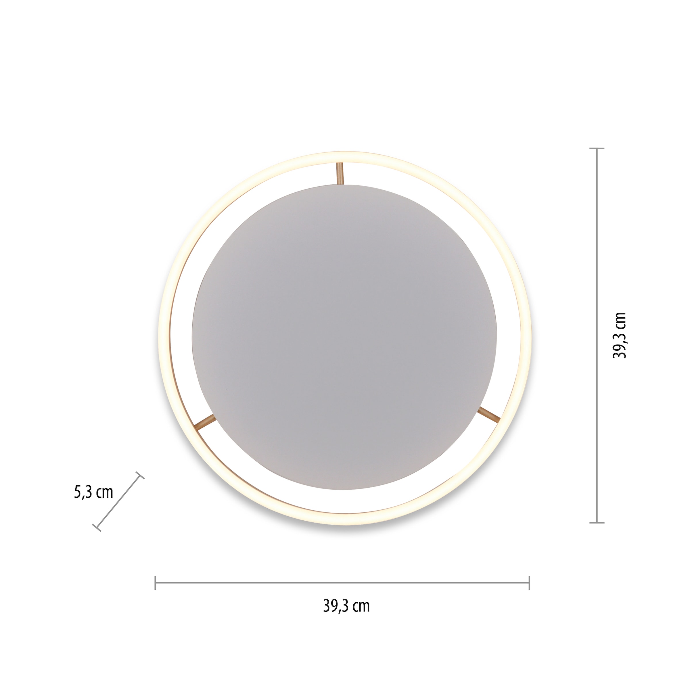 JUST LIGHT Deckenleuchte »RITUS«, 1 flammig, Leuchtmittel LED-Board | LED fest integriert, LED, dimmbar, Switchmo, dimmbar, Switchmo
