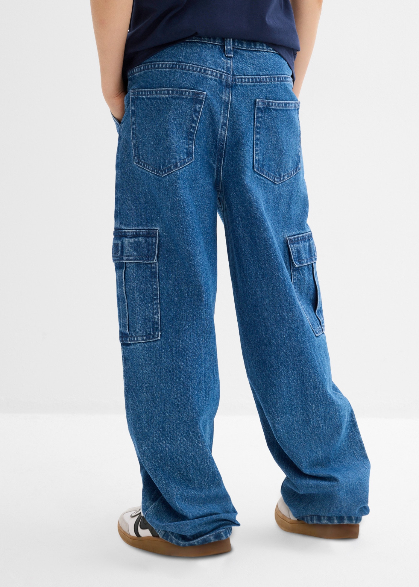 bonprix Loose-fit-Jeans für Jungen, extra weit geschnitten, in Baggy-Form