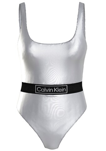 Calvin Klein Swimwear Badeanzug, in modischer Glanz-Optik kaufen