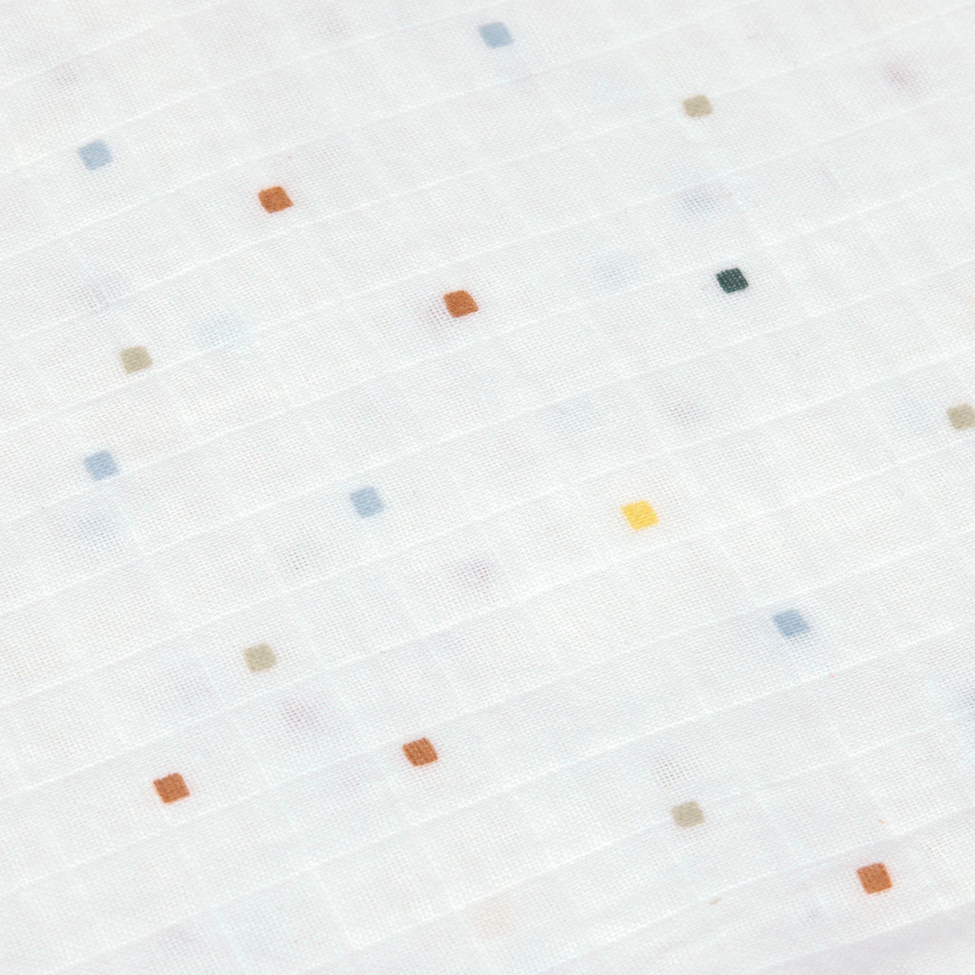 LÄSSIG Stoffwindeln »Mullwindeln, L, Happy Fruits, blue«, GOTS made with organic materials, zertifiziert durch BCS 27262