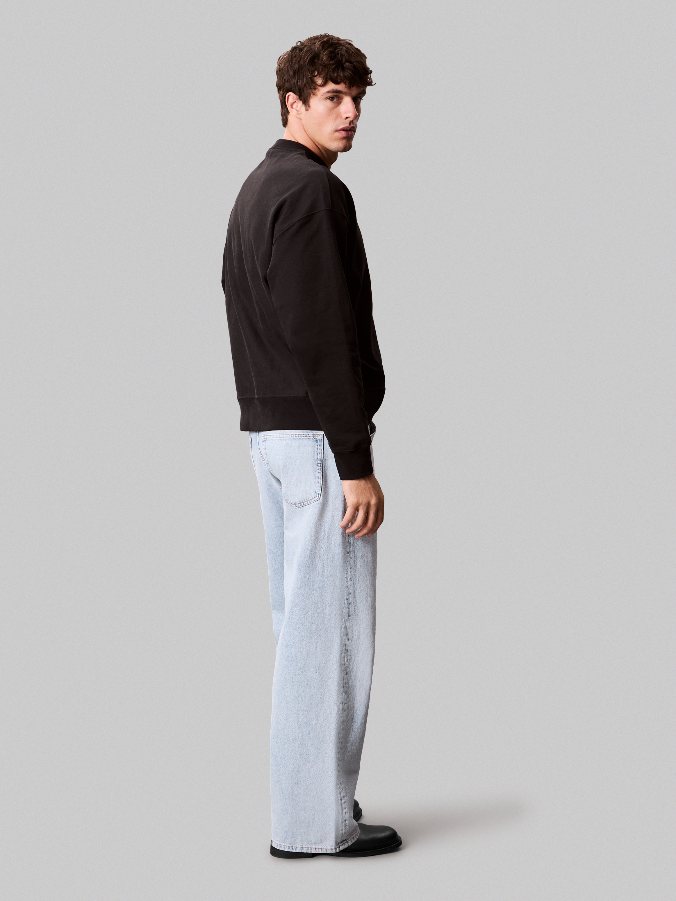 Calvin Klein Jeans Sweatshirt »PRMM TRRY MNGRM CN S«, Mit Rundhalsausschnitt