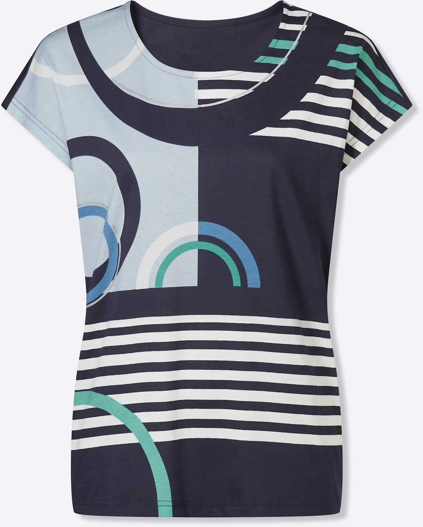 Classic Basics Kurzarmshirt »Rundhals-Shirt« 1 tlg.