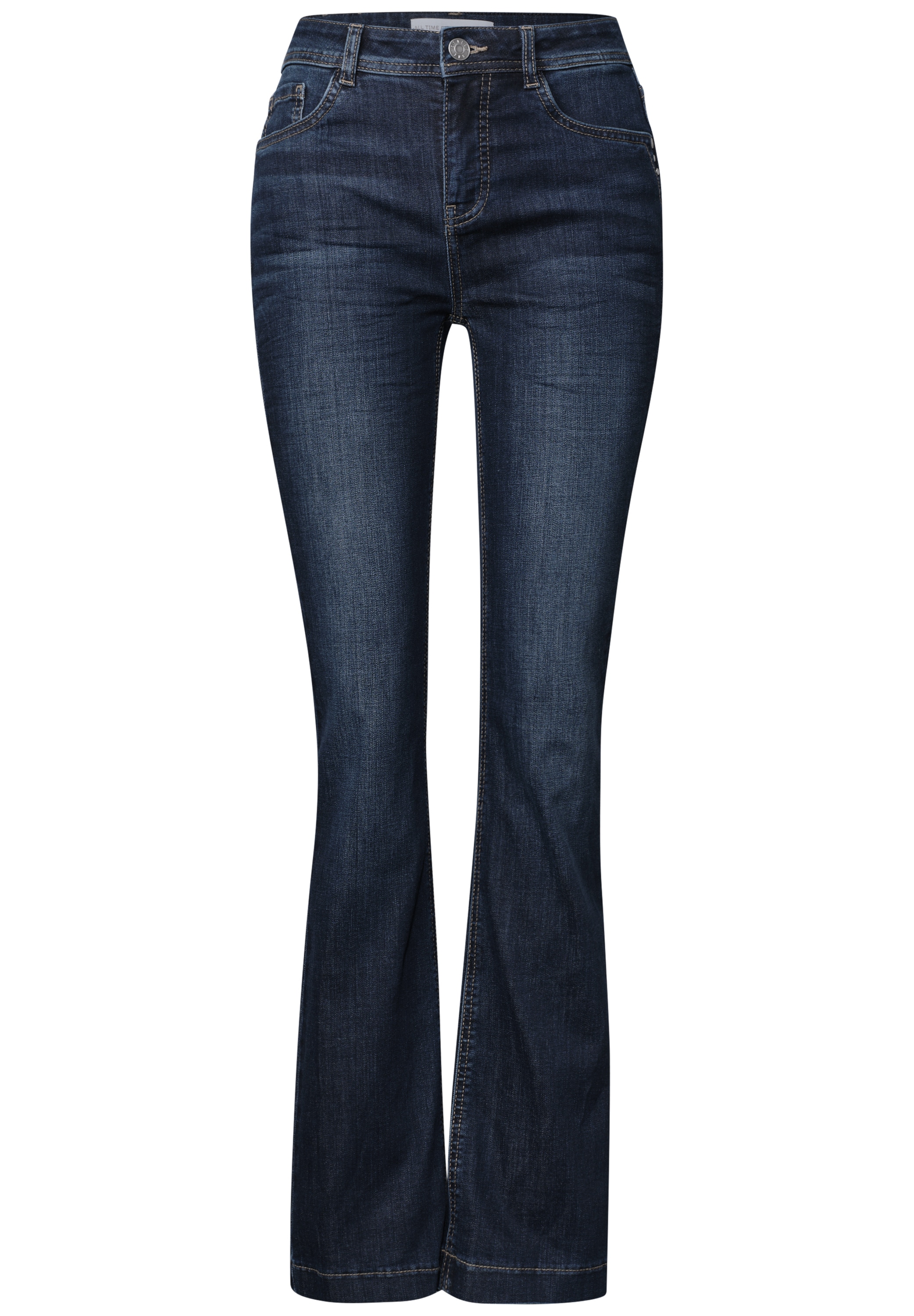 STREET ONE Bootcut-Jeans »Style Blaire« im Slim Fit / Stretch