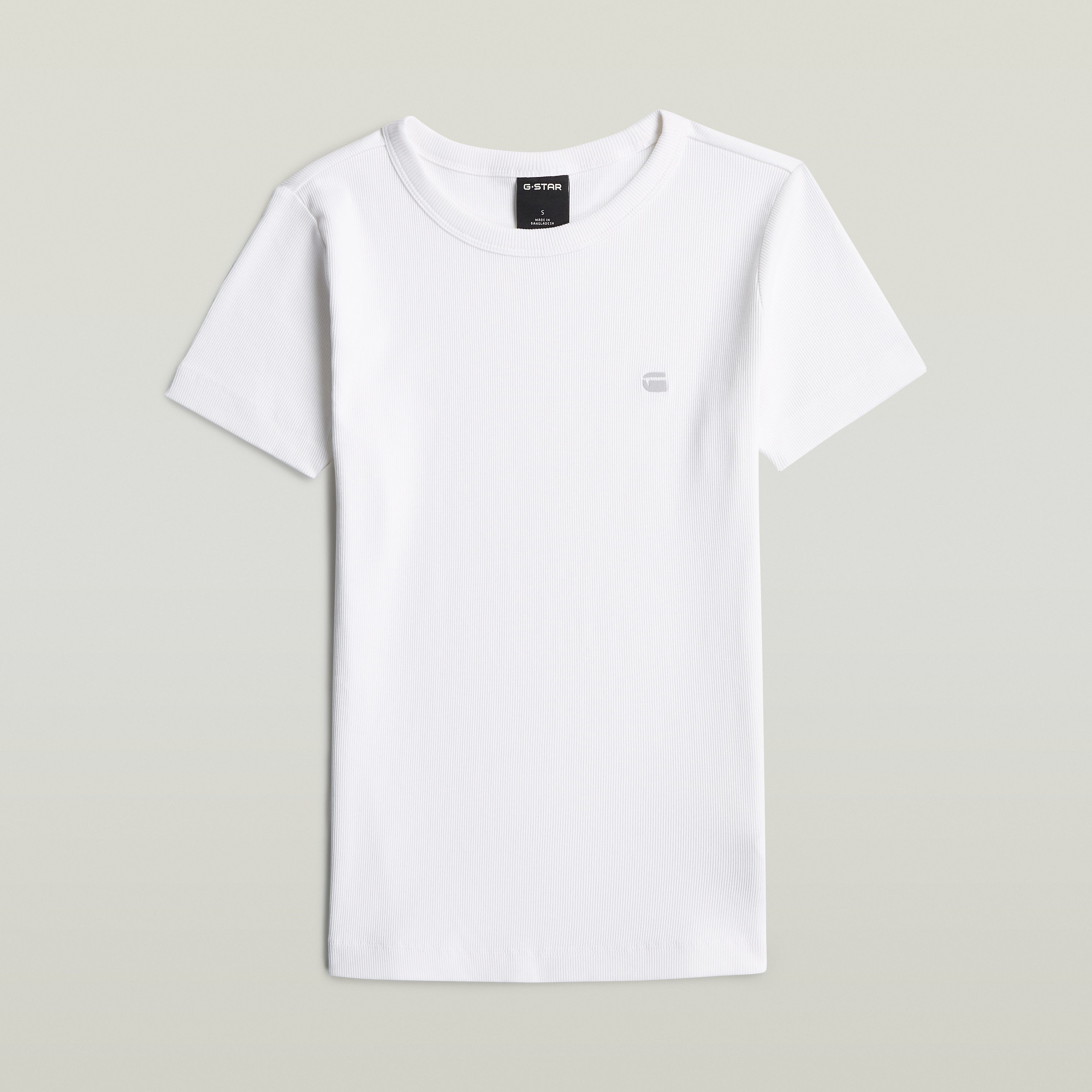 G-STAR T-Shirt »Slim Rib Wmn« in Rundhalsform