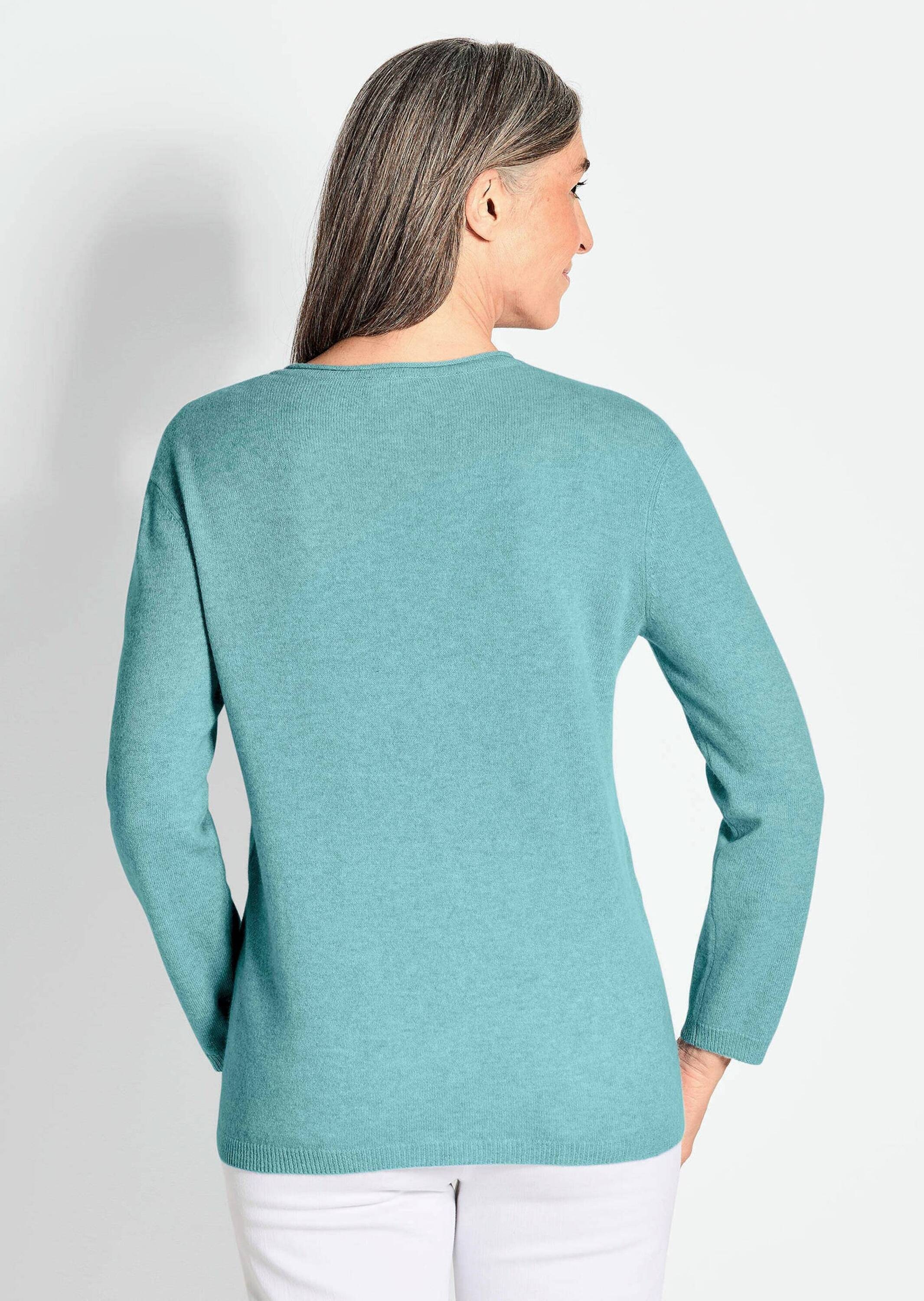 GOLDNER Strickpullover »Kaschmirpullover mit V-Ausschnitt«