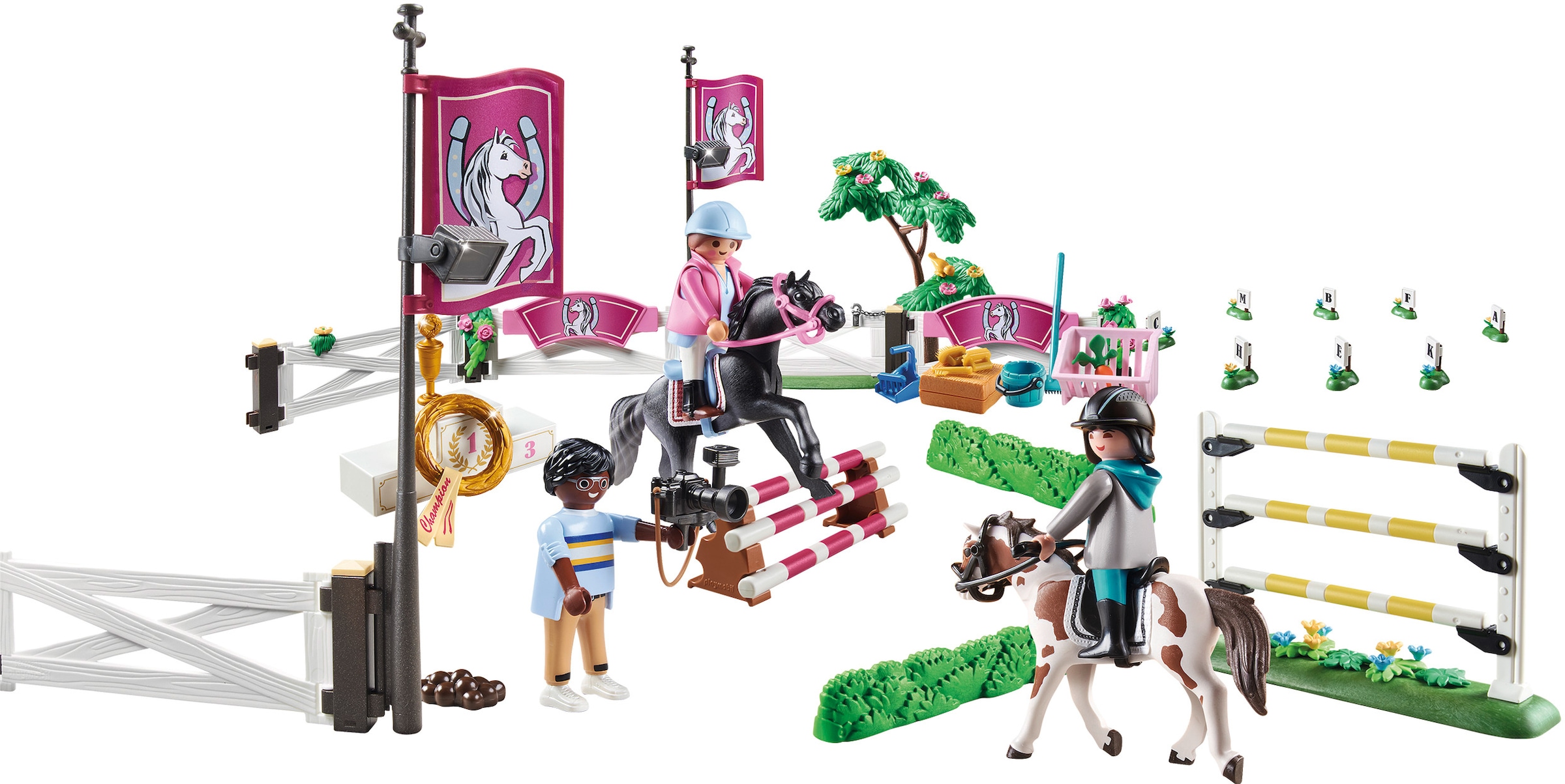 Playmobil® Konstruktions-Spielset »Reitturnier (70996), Country«, (188 St.), Made in Germany