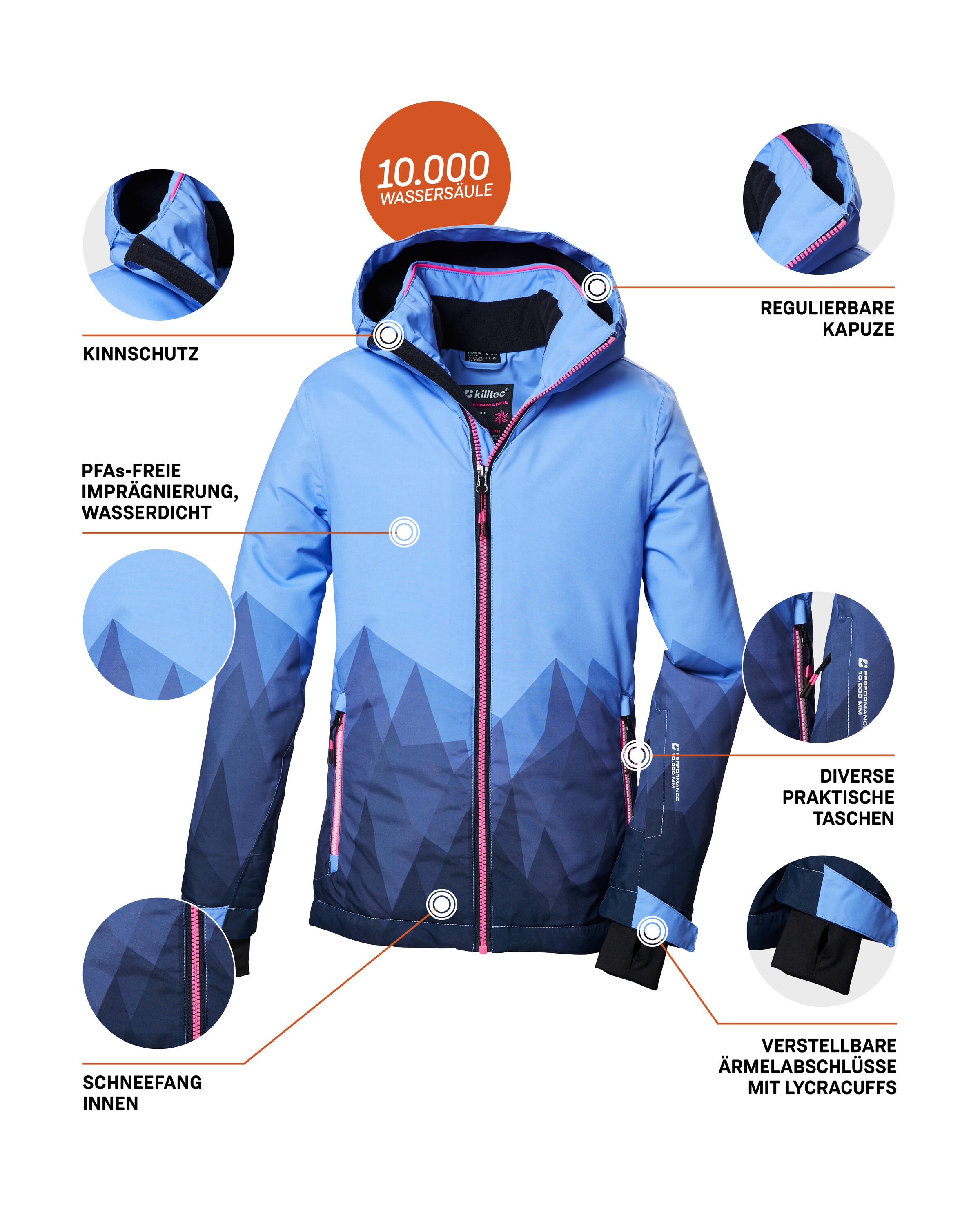 Killtec Skijacke »KSW 328 GRLS SKI JCKT«