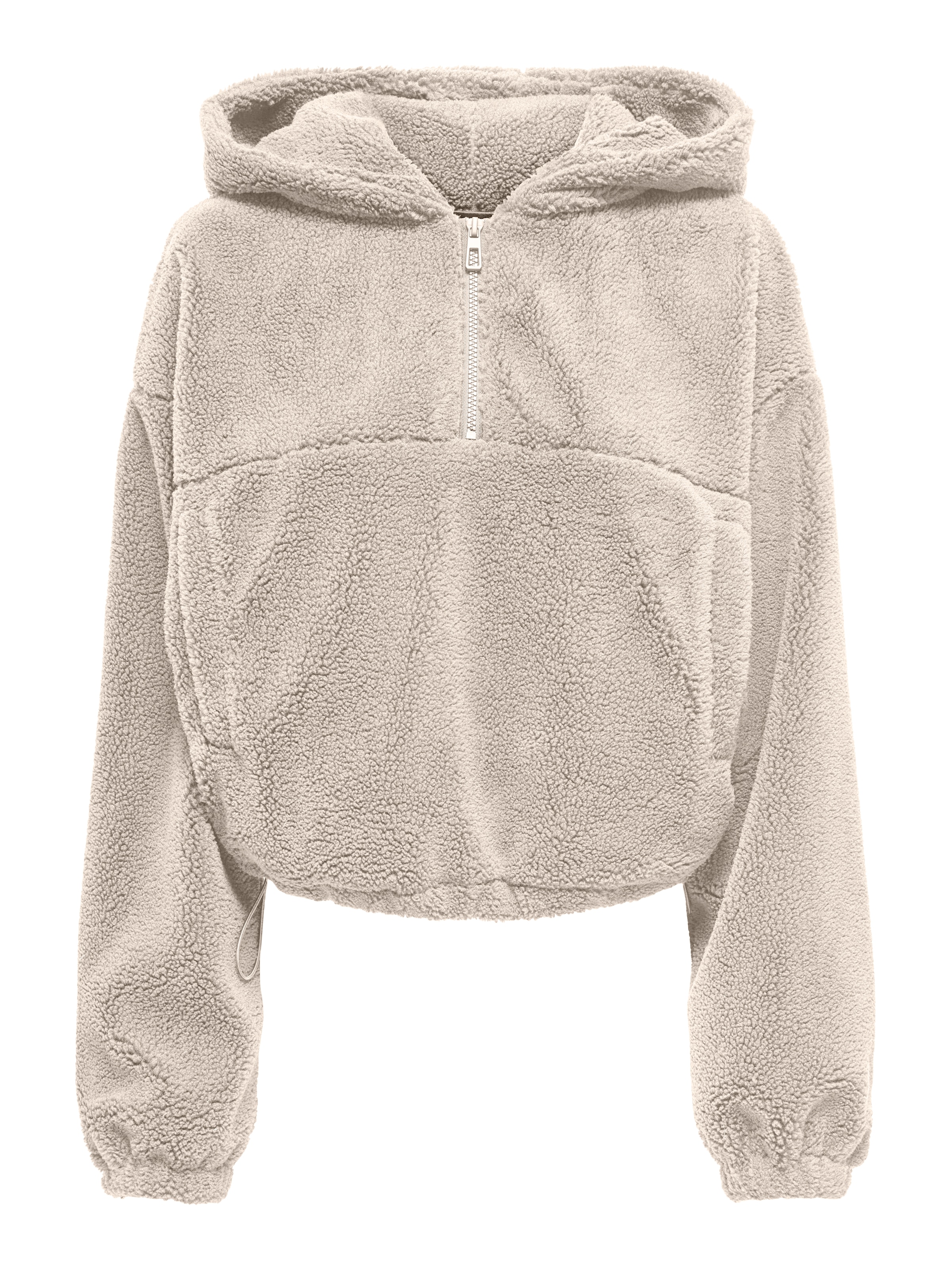 ONLY Fleecejacke »ONLSIENA TEDDY ANORAK LIFE CC OTW« mit Kapuze