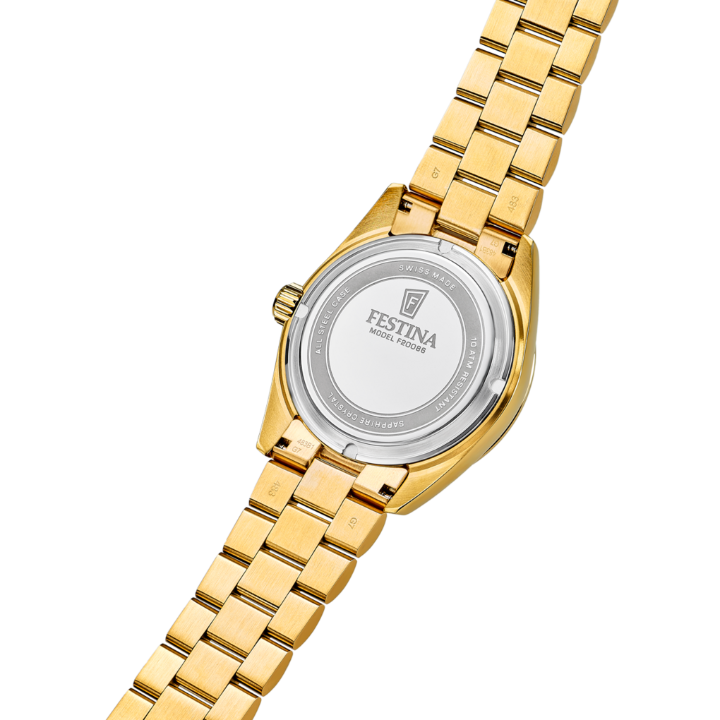 Festina Quarzuhr »Classic Steel« Armbanduhr, Damenuhr, Herrenuhr, Swiss Made, Edelstahlarmband, analog