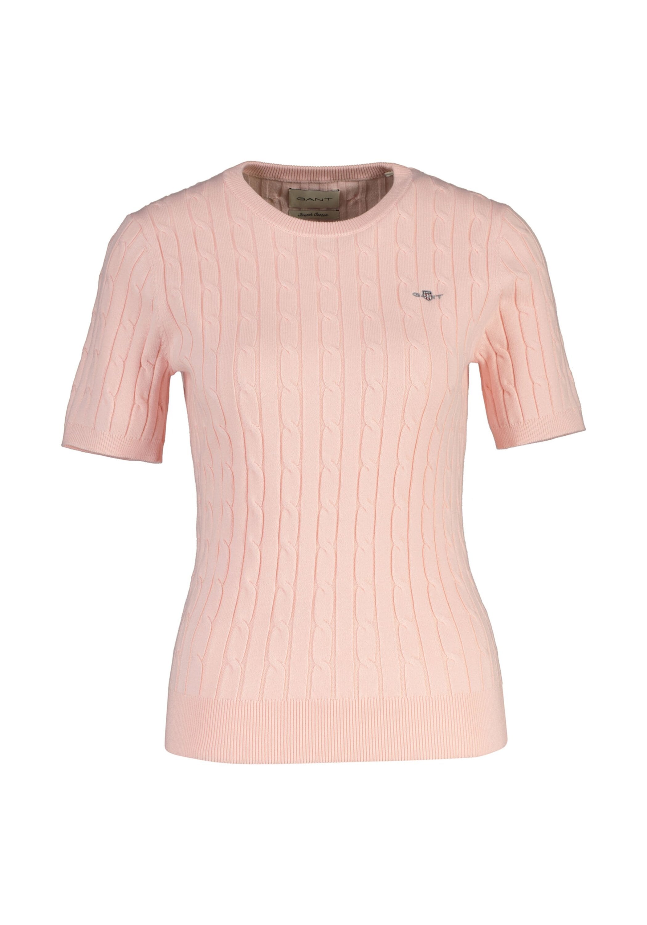 Gant T-Shirt »T-Shirt STRETCH COTTON CABLE C-NECK 1er Pack«