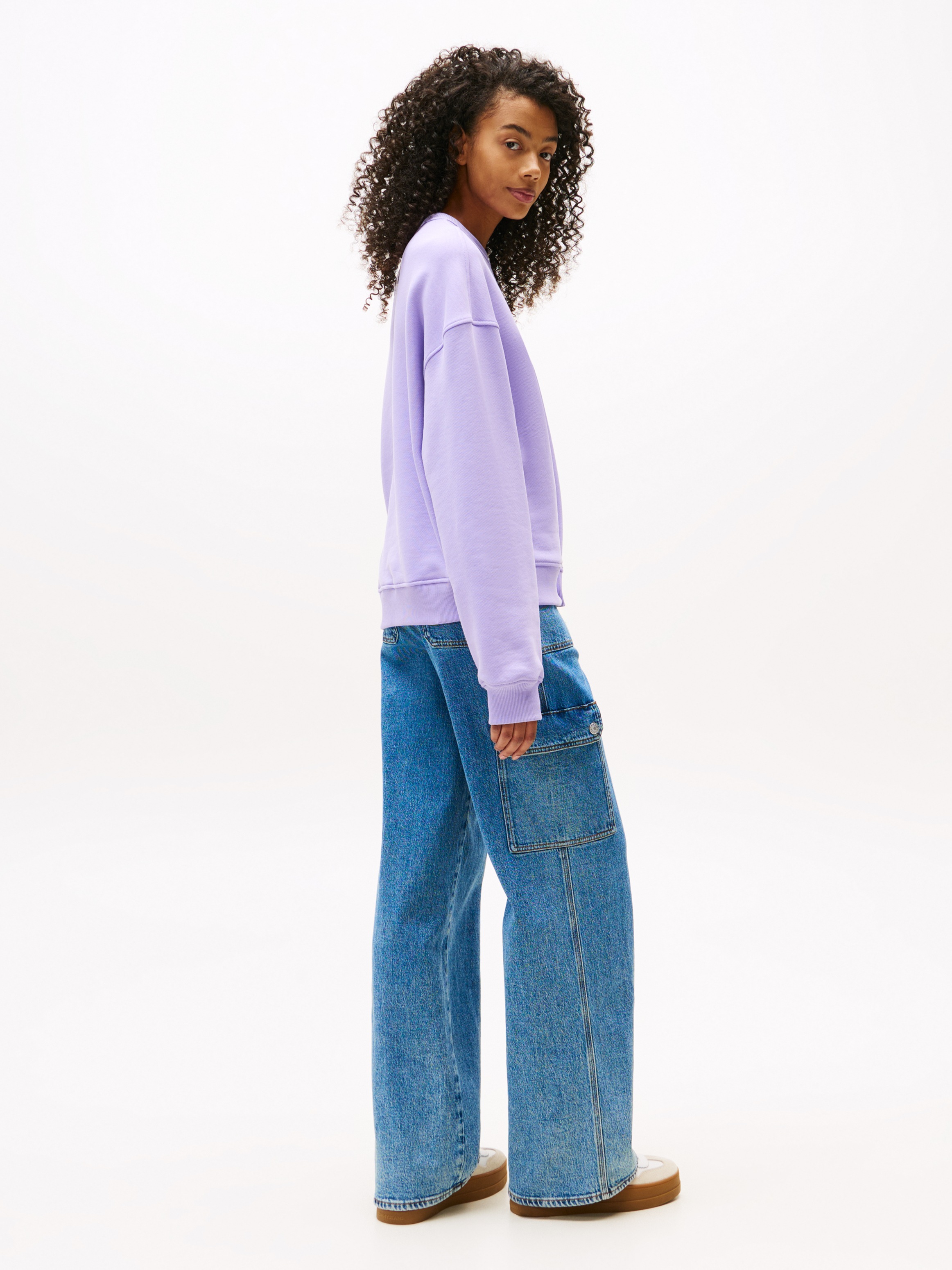 Tommy Jeans Sweatshirt »TJW BXY BADGE CREW«, mit Logo-Badge