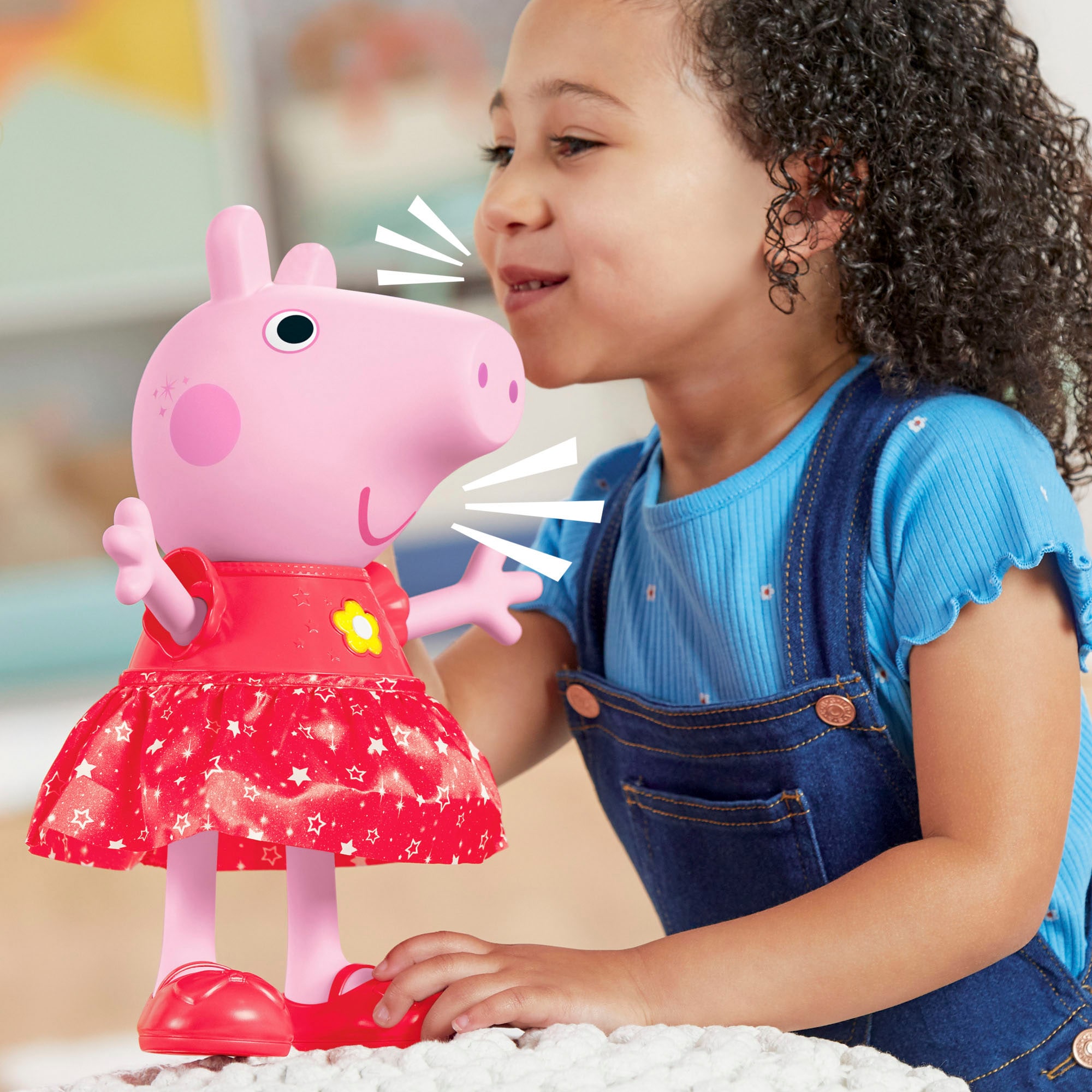 Hasbro Stehpuppe »Peppa Pig, Peppas Matschepfützen-Party«, mit Funktionen