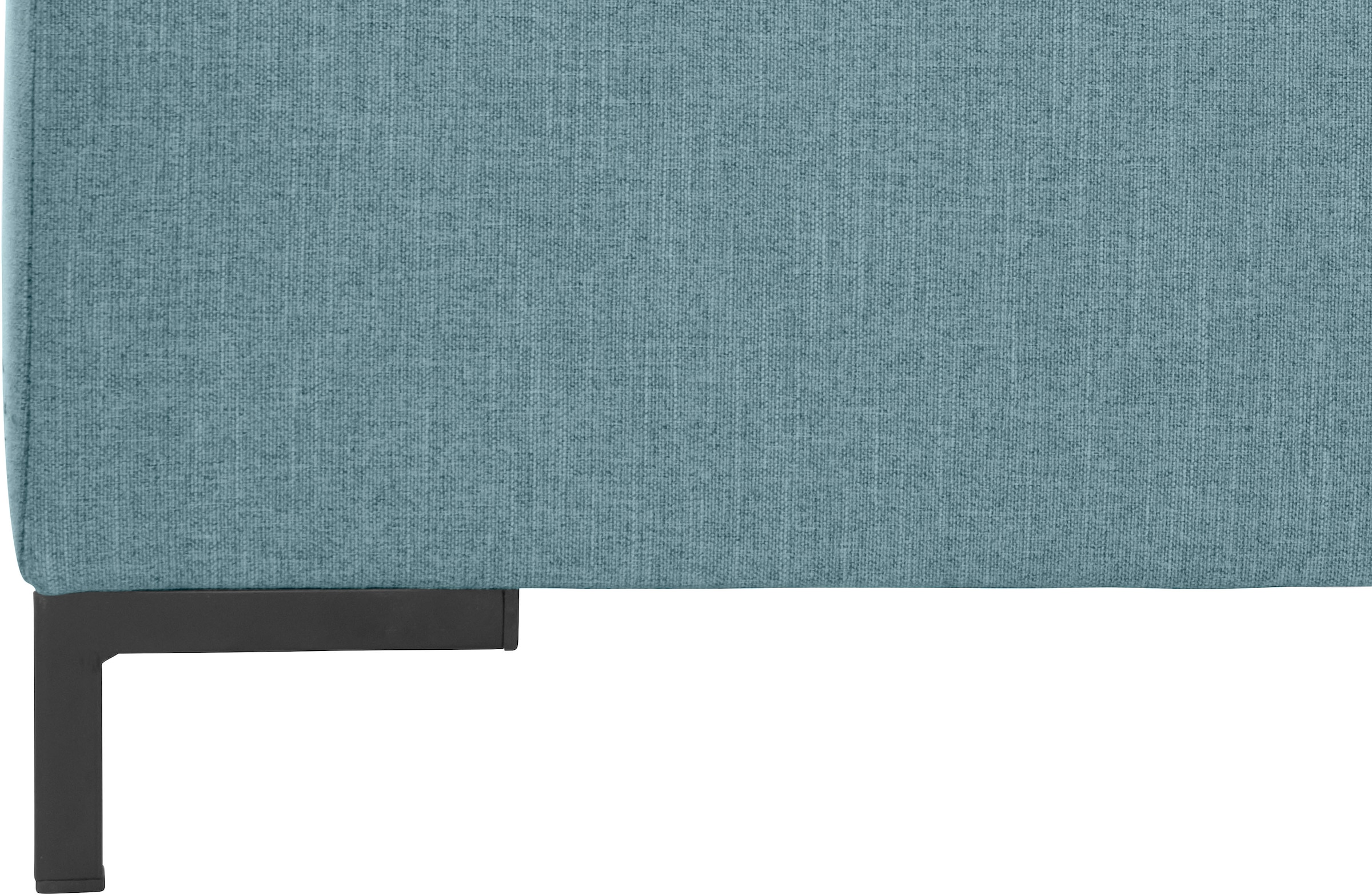 OTTO products Wohnlandschaft »Grazzo, aktuelle Steppung im Sitz, viel Platz, U-Form, Breite 332cm«, hochwertige Stoffe aus recyceltem Material, Steppung im Sitzbereich