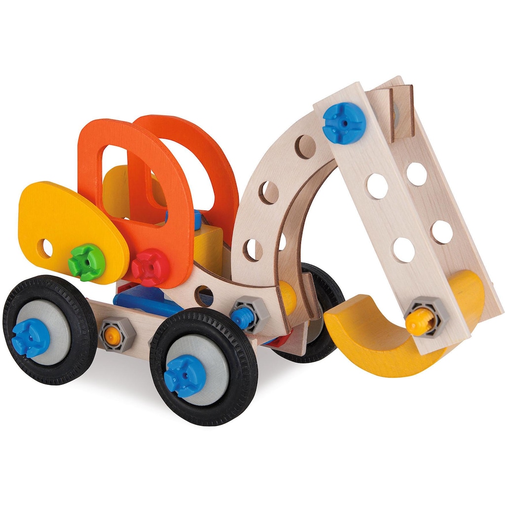 Eichhorn Konstruktionsspielsteine »Constructor Bagger, 90tlg.«, (90 St.)