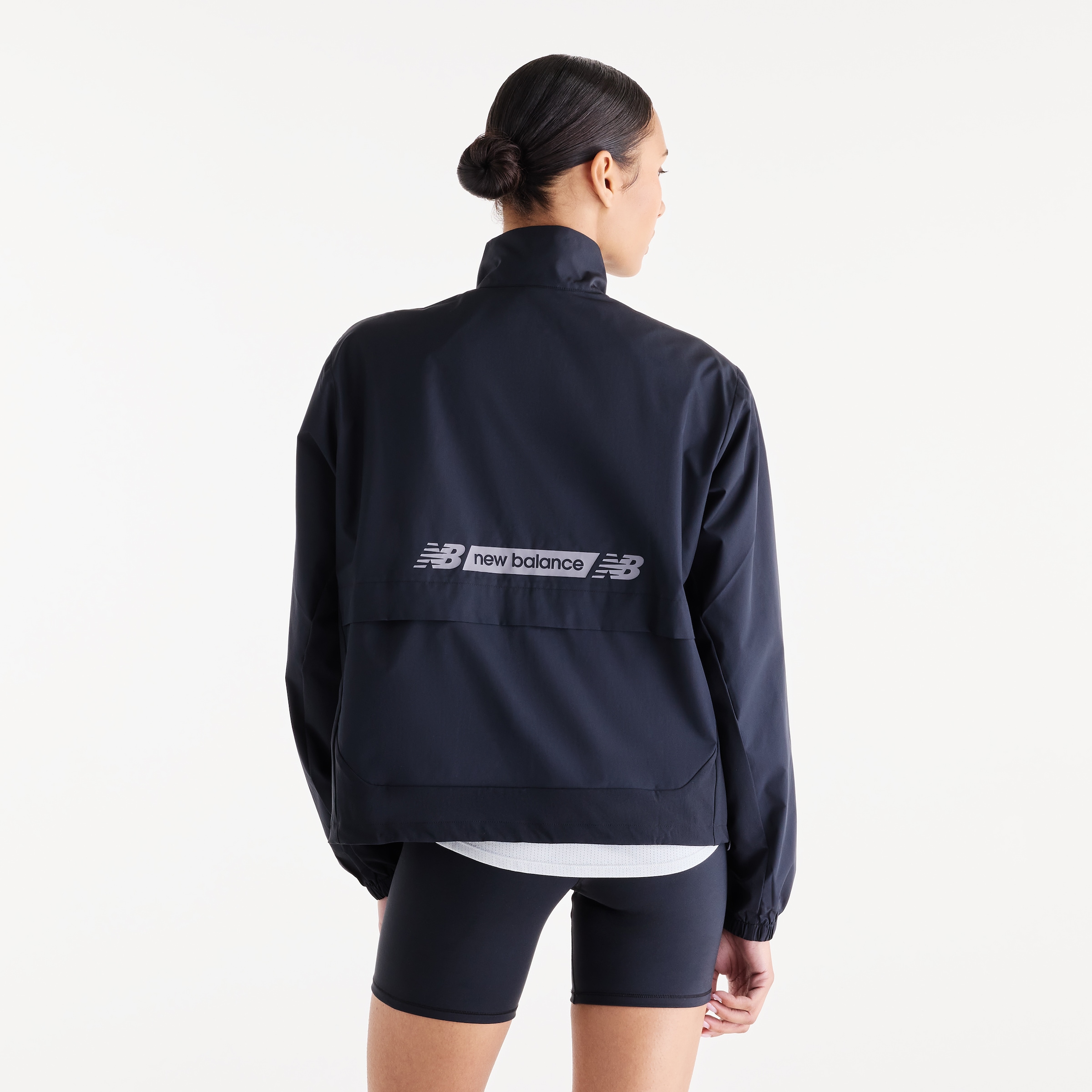 New Balance Laufjacke »FAST DAYS GRAPHIC JACKET« sportlicher Stil, aus Polyester, US-Größe L