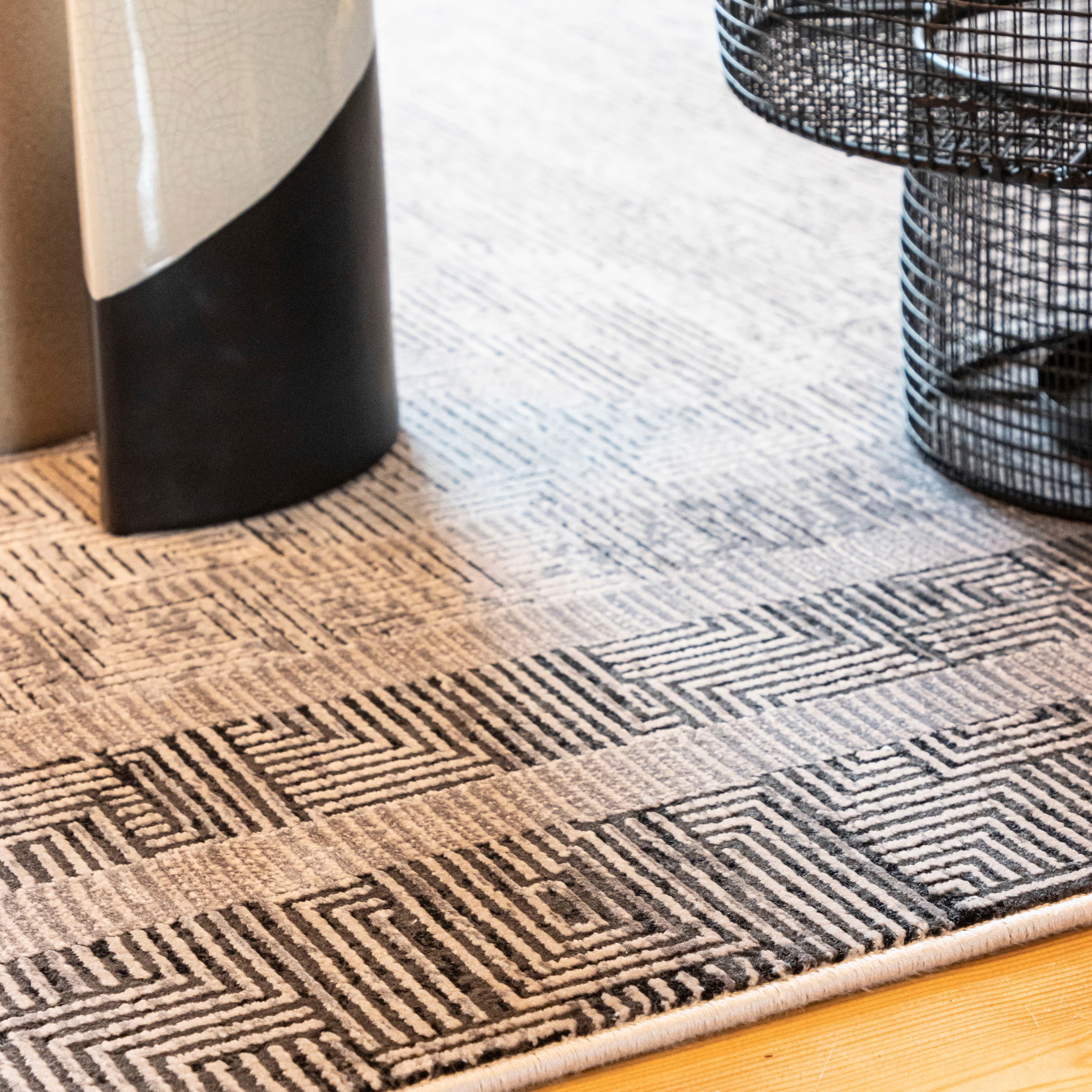 Obsession Teppich »My Eden of Obsession 202« rechteckig 10 mm Höhe mit Bordüre, besonders hohe Knotendichte, aus 85% Viskose