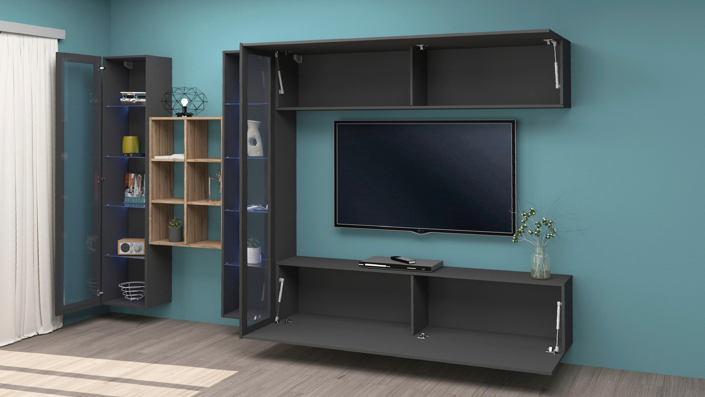 INOSIGN Wohnwand »Maruska« 1 Stk. tlg.