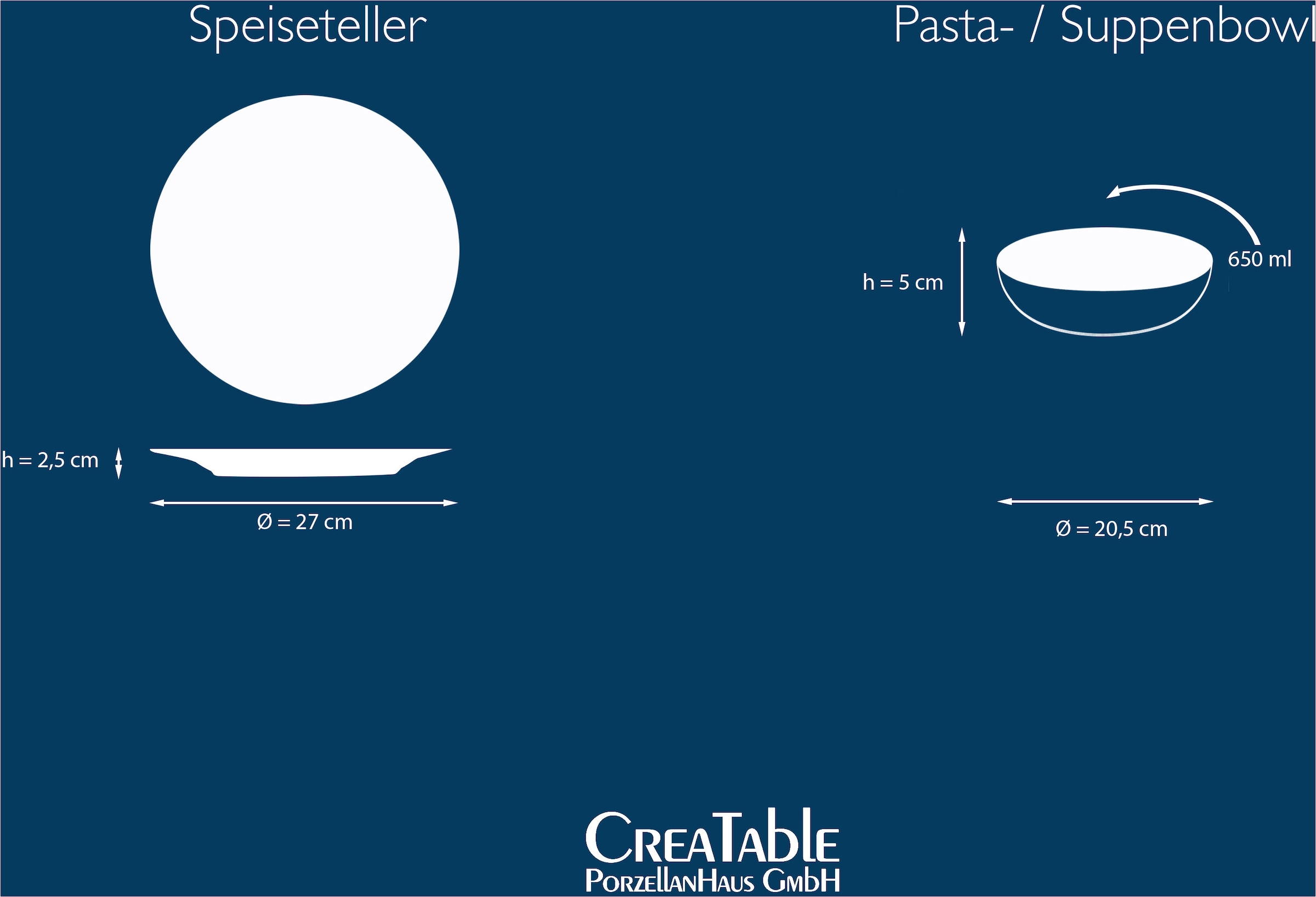 CreaTable Tafelservice »Luna Hirsch«, (Set, 12 tlg.), winterliches Hirsch-Motiv