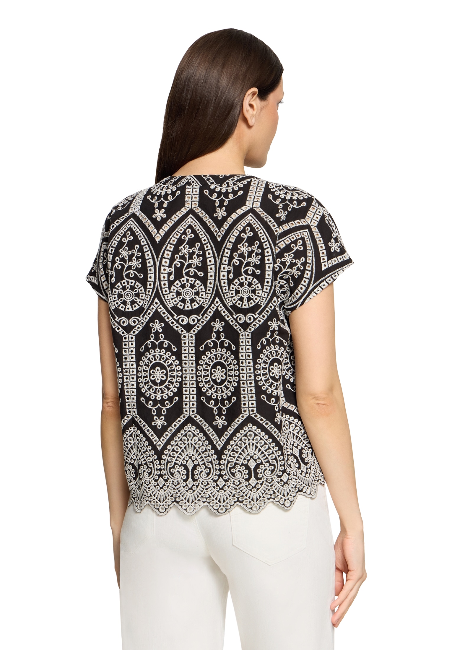 Betty&Co Hemdbluse »Hemdbluse mit Stickerei«