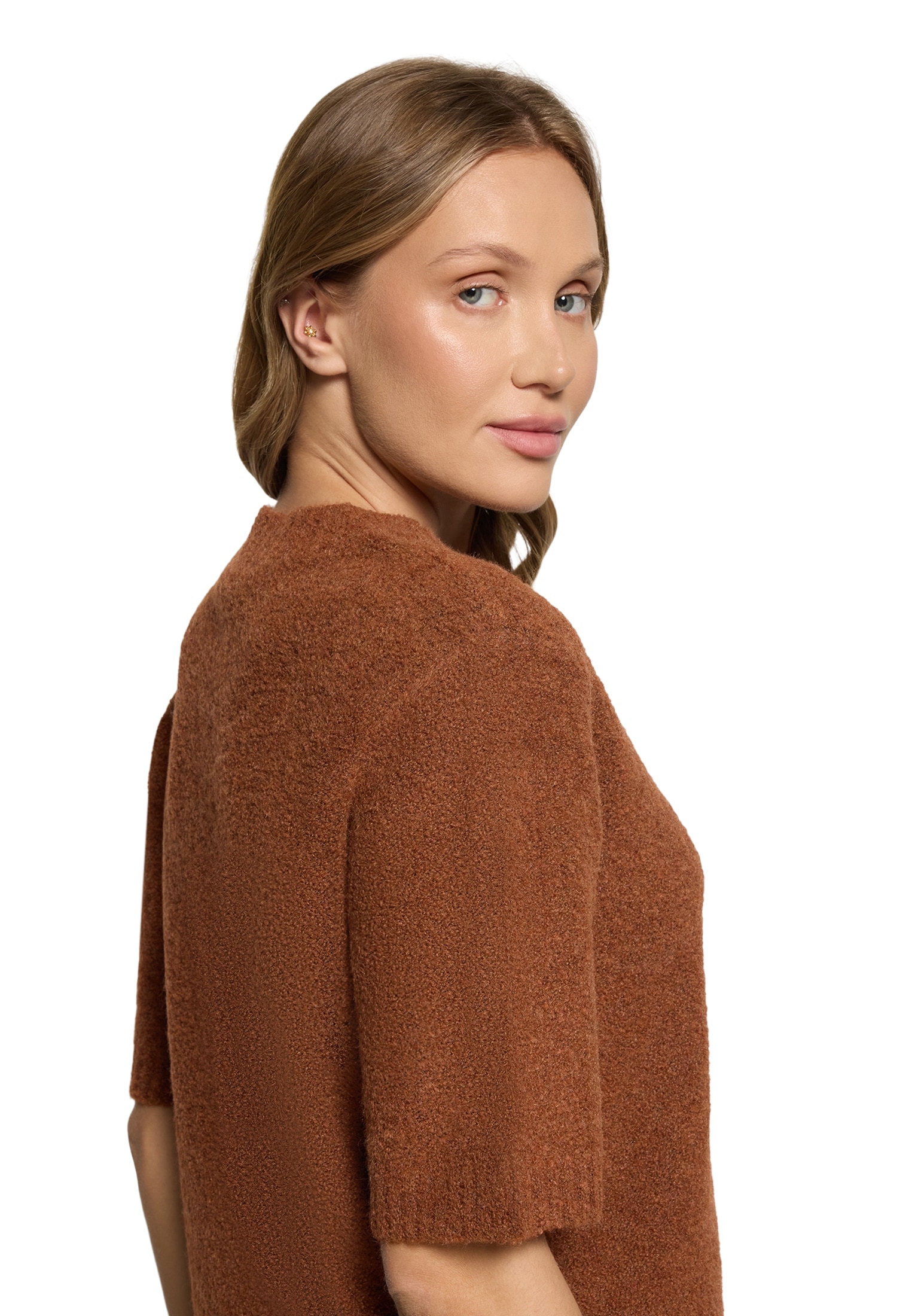 Betty&Co Strickpullover »Strickpullover mit Rundhalsausschnitt«