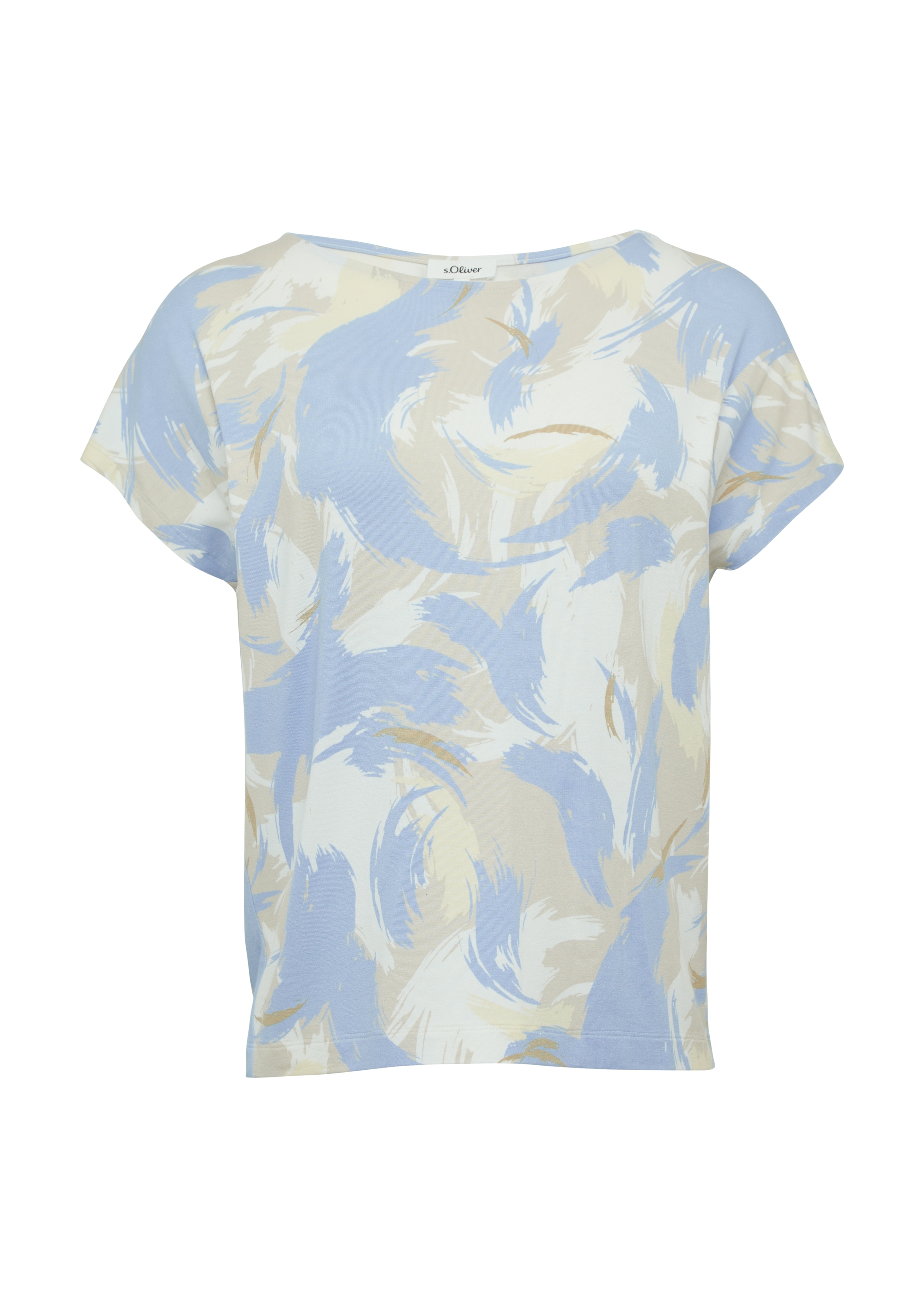 s.Oliver T-Shirt, mit All-Over Print