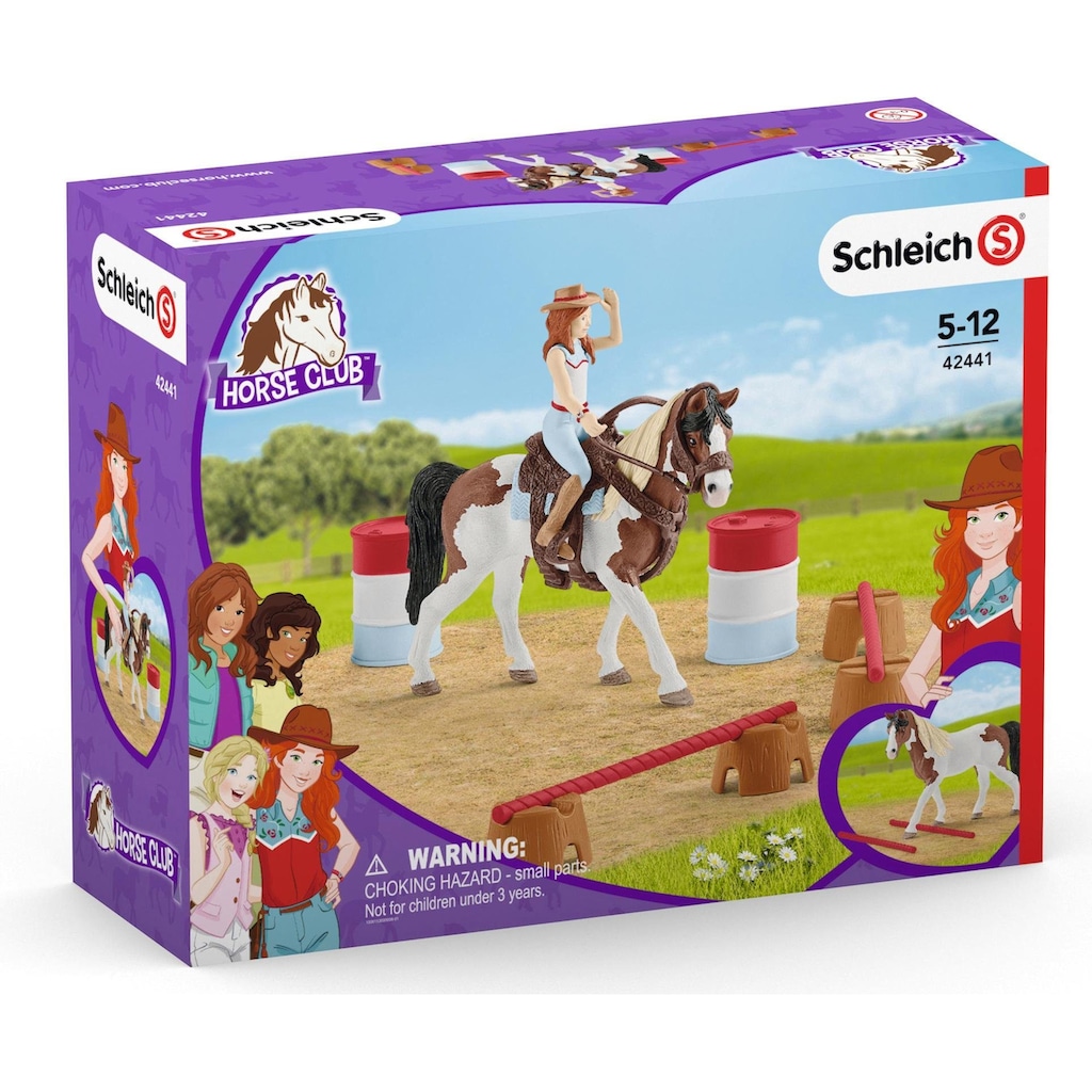 Schleich® Spielfigur »HORSE CLUB, Hannahs Western-Reitset (42441)«, (Set)