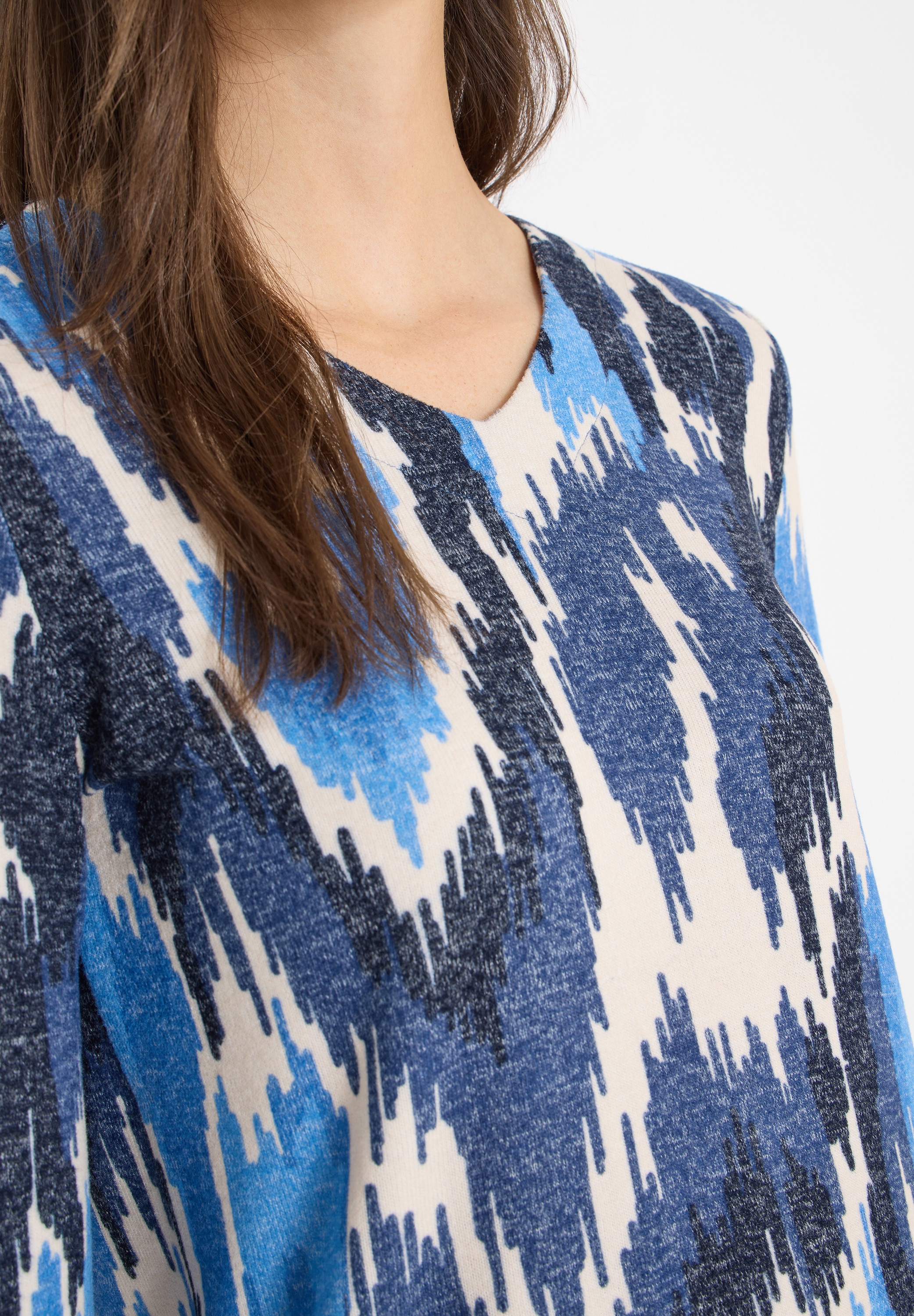 Cecil Langarmshirt mit All-Over Print