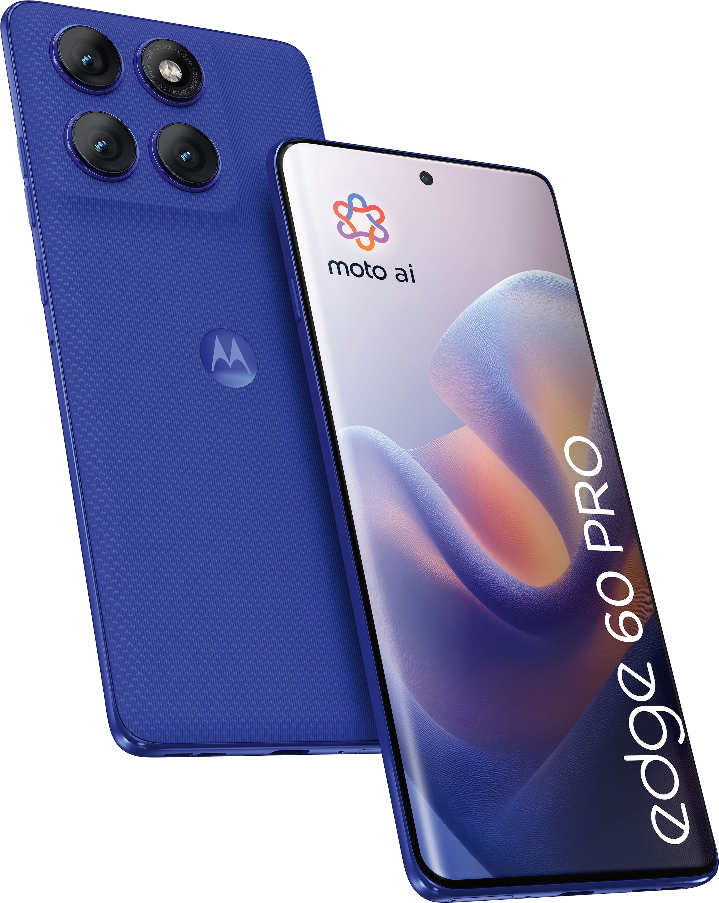 Motorola Smartphone »Edge 60 Pro 512GB«, Pantone® Dazzling Blue