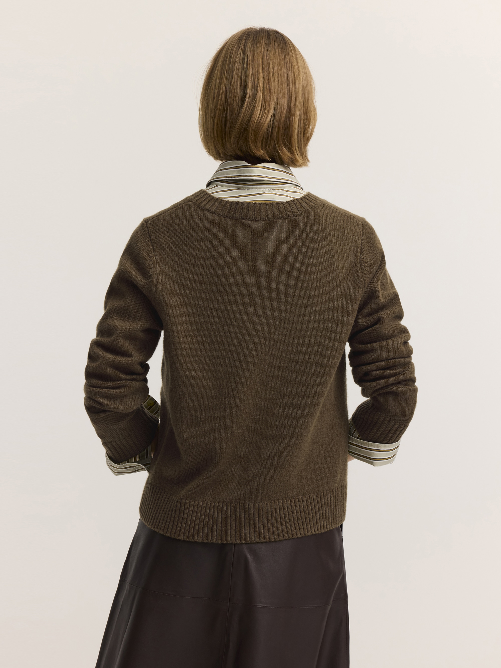 bugatti V-Ausschnitt-Pullover »Regular Fit« Kaschmir V-Ausschnitt