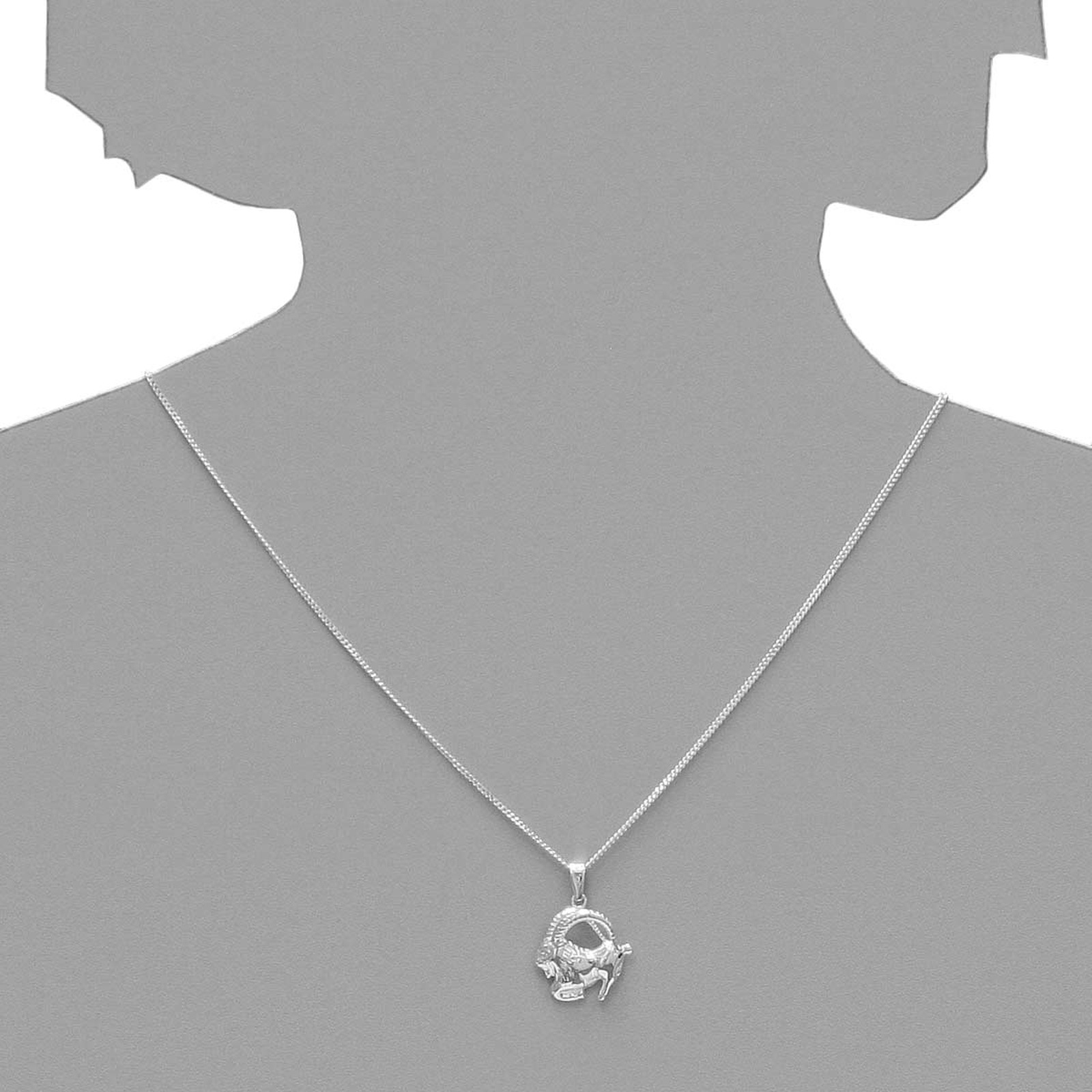 OSTSEE-SCHMUCK Kettenanhänger »- Tierkreiszeichen Steinbock - Silber 925/000 -,«