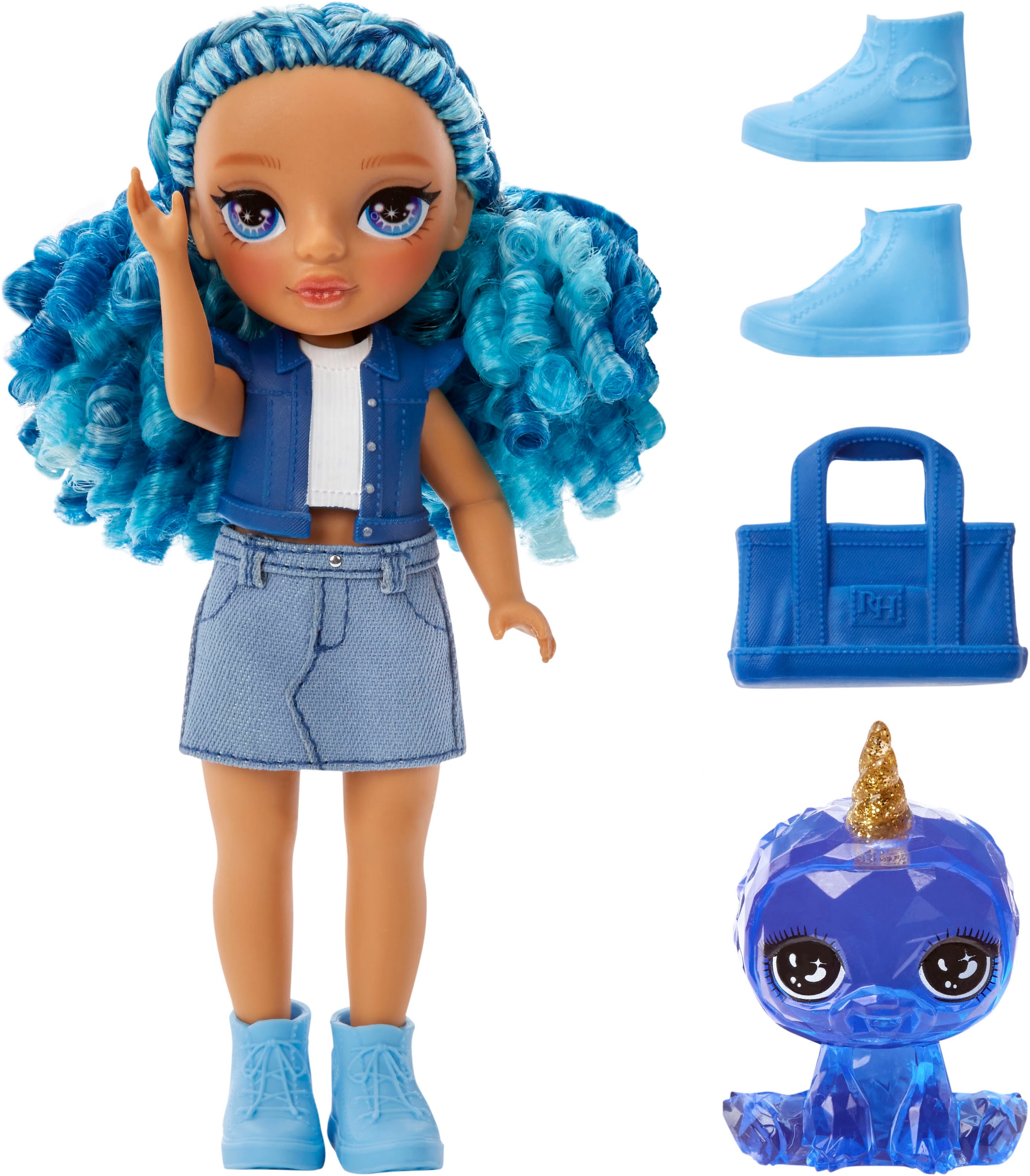 RAINBOW HIGH Anziehpuppe »Rainbow High Littles Dolls - Sapphire (Blue)«