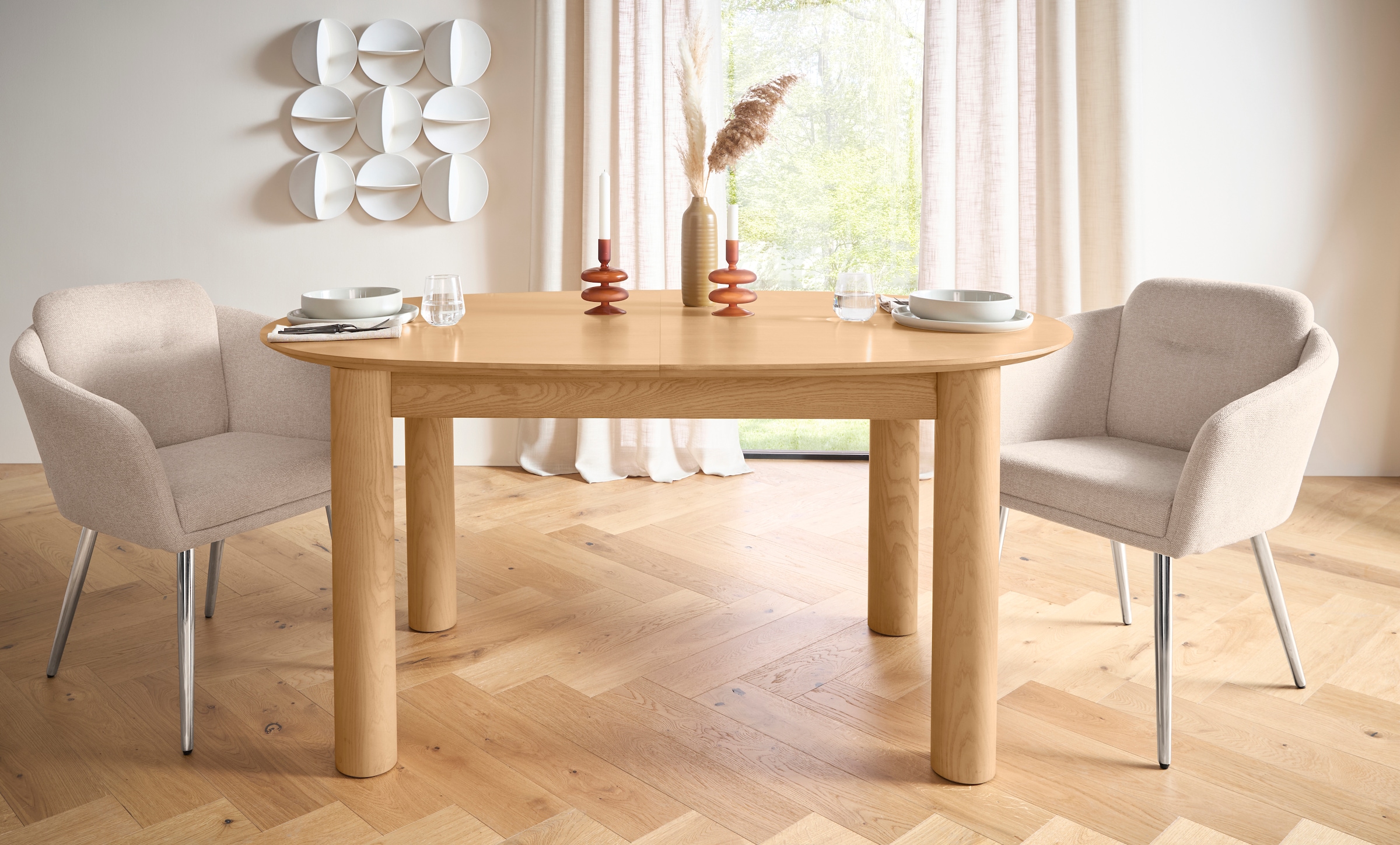 LeGer Home by Lena Gercke Esstisch »Cleo« ausziehbar auf 200 cm