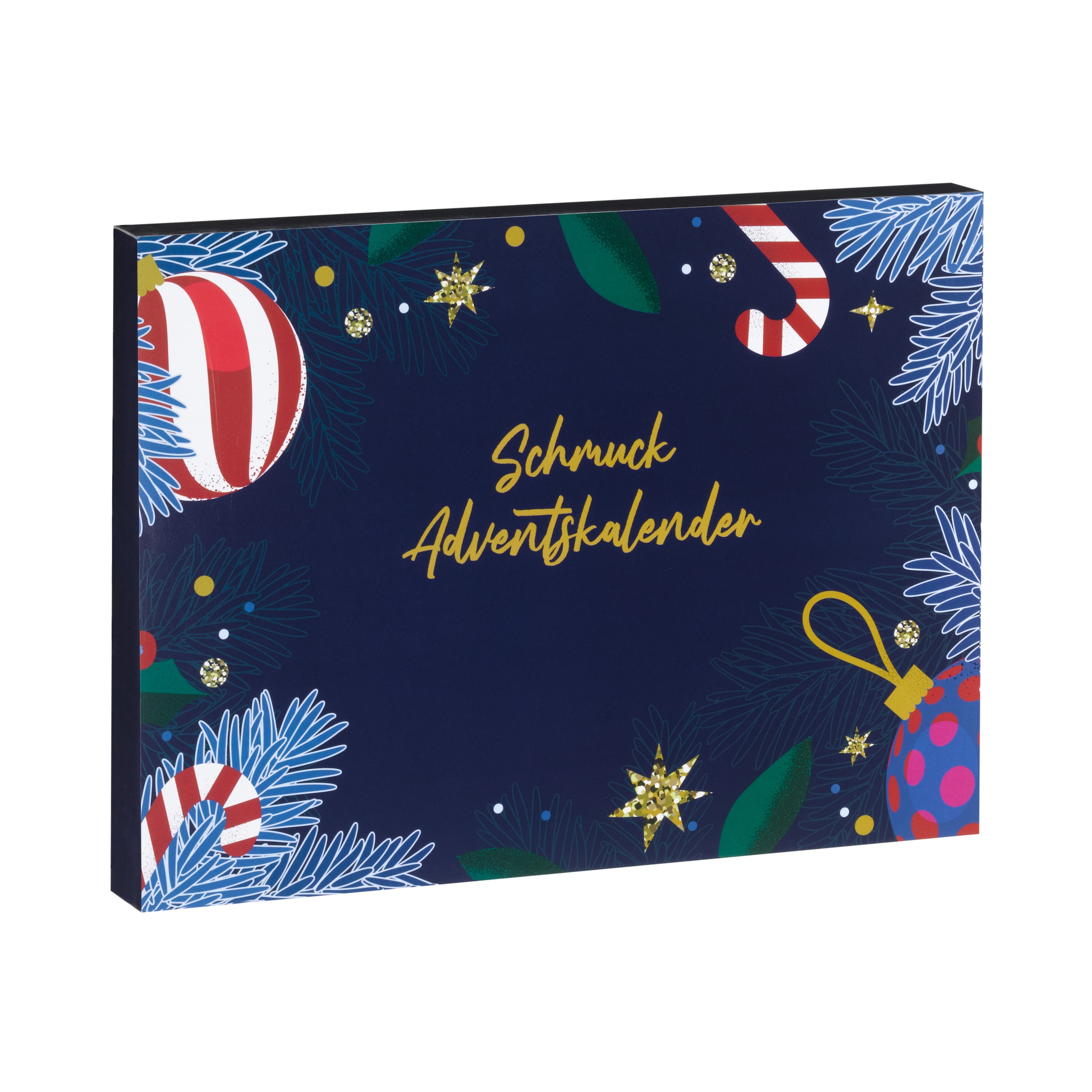 Smart Jewel Schmuckset »Adventskalender Schmuck silber- und goldfarbig, Metall«