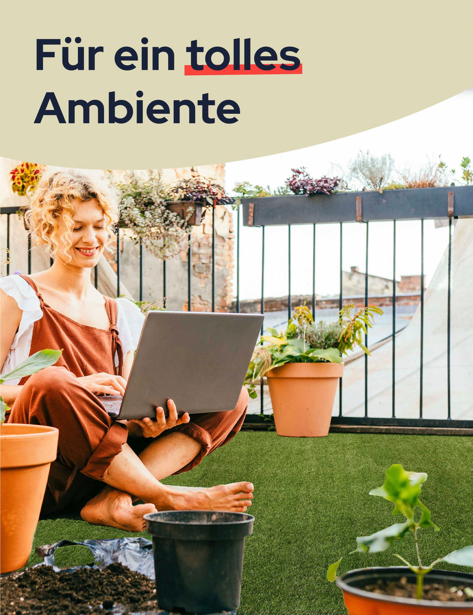 Primaflor-Ideen in Textil Kunstrasen »COLORADO«, rechteckig, 30 mm Höhe, mit Drainagefunktion, ideal für Balkon & Terrasse