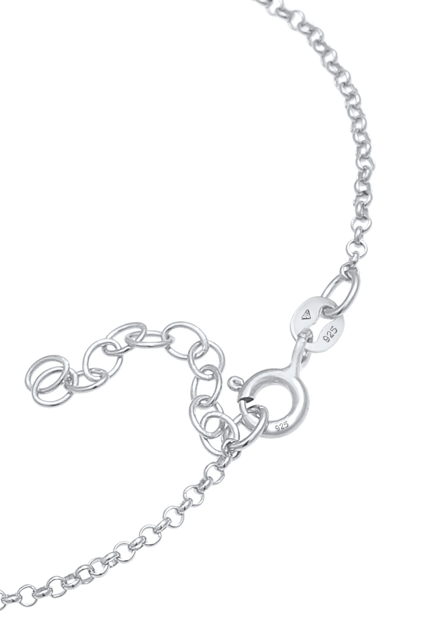 Nenalina Armkette »Armband Hufeisen Kleeblatt Glück Emaille 925 Silber«