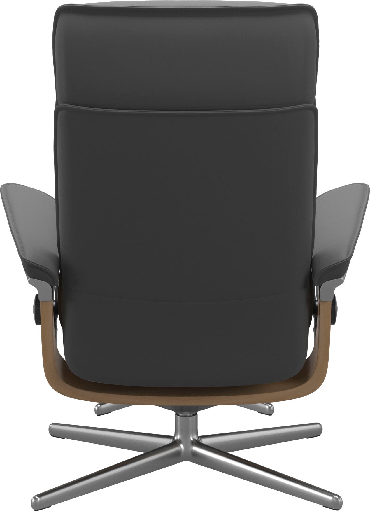 Stressless® Relaxsessel »Admiral« Set, Relaxsessel inkl. Hocker,  mit Cross Base, Größe M & L, Holzakzent Eiche